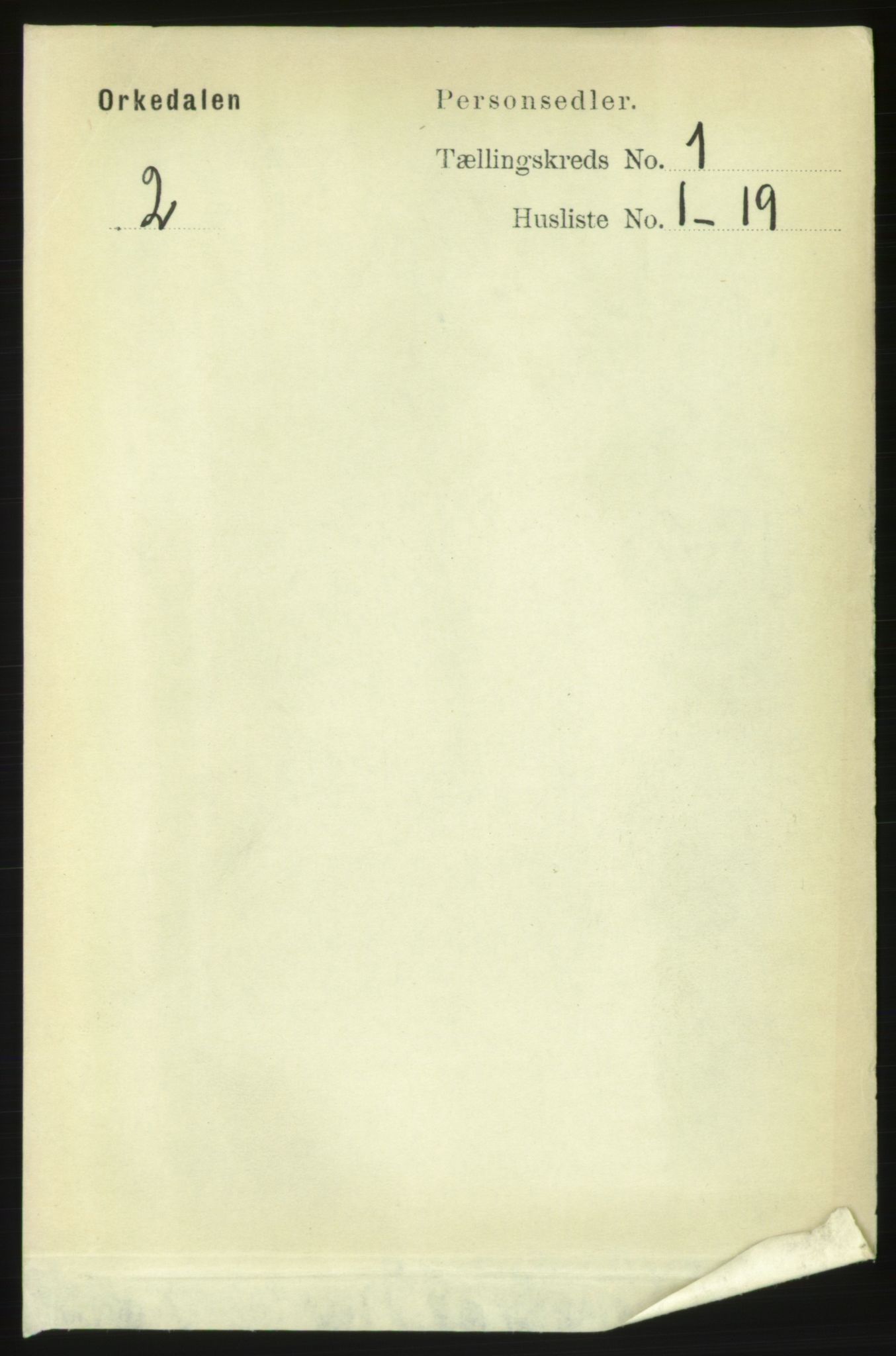 RA, Folketelling 1891 for 1638 Orkdal herred, 1891, s. 153