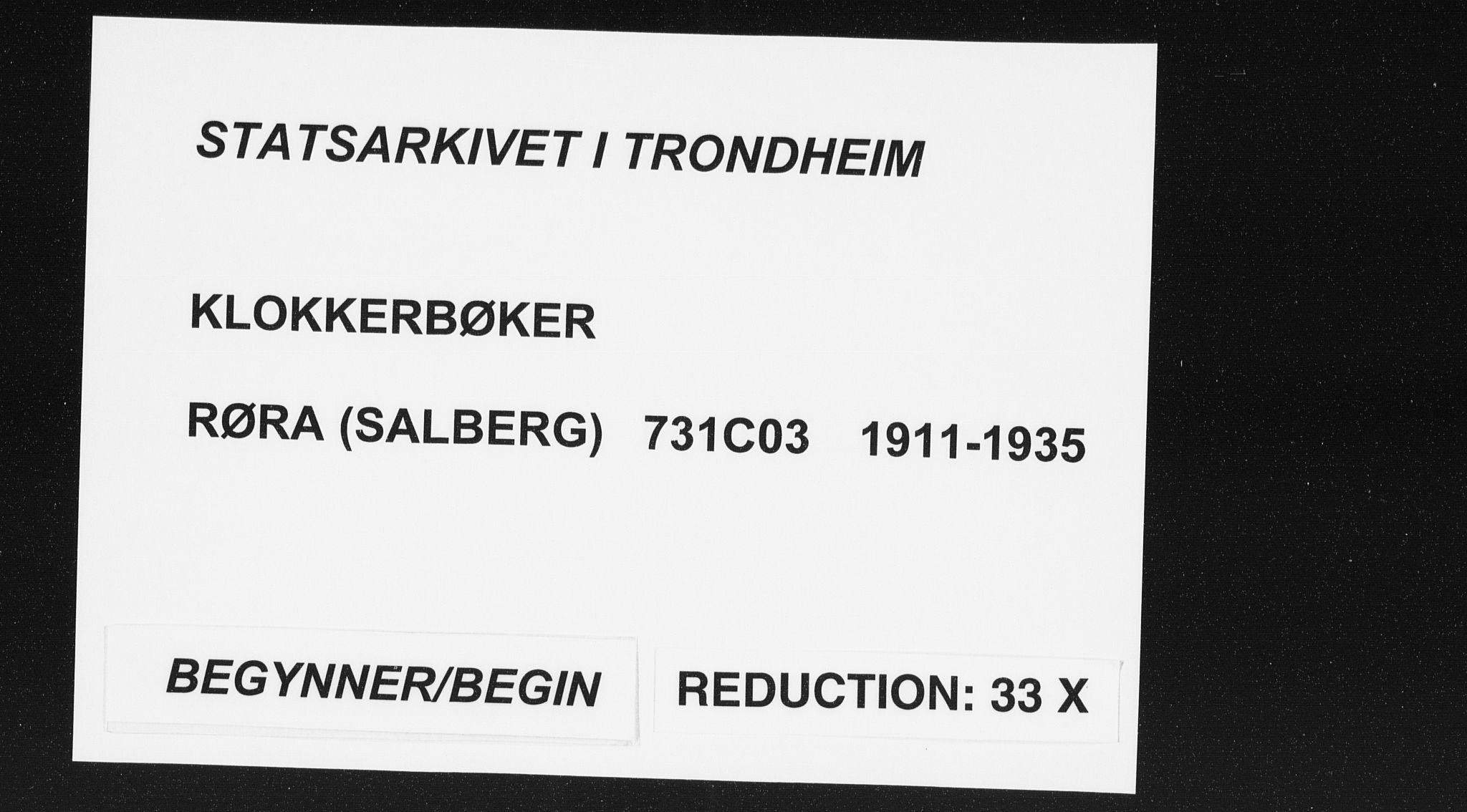 Ministerialprotokoller, klokkerbøker og fødselsregistre - Nord-Trøndelag, SAT/A-1458/731/L0312: Klokkerbok nr. 731C03, 1911-1935
