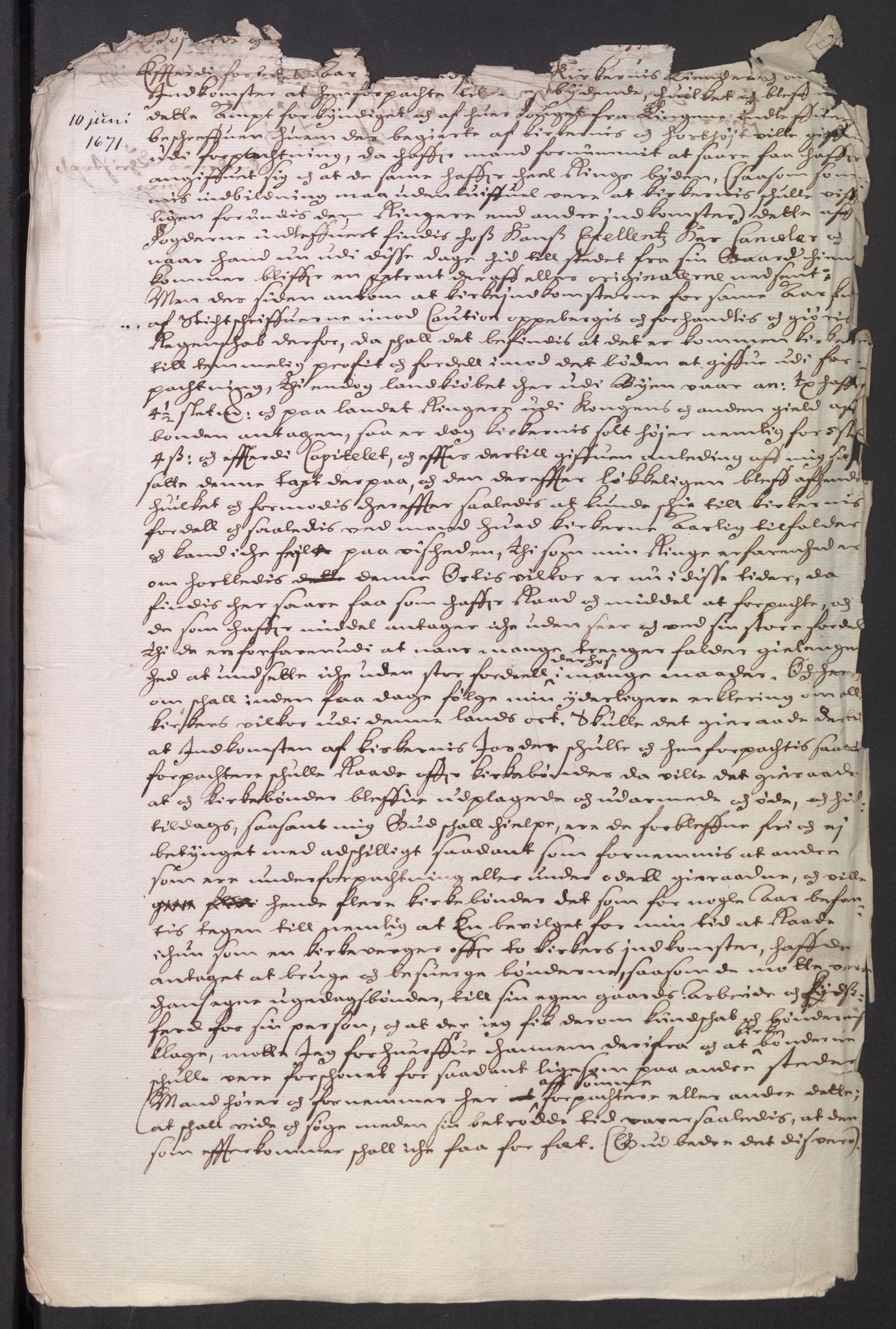 Rentekammeret inntil 1814, Reviderte regnskaper, Kirkeregnskap, AV/RA-EA-4067/Rf/L0121: Kirkeregnskap, 1656-1679, s. 233