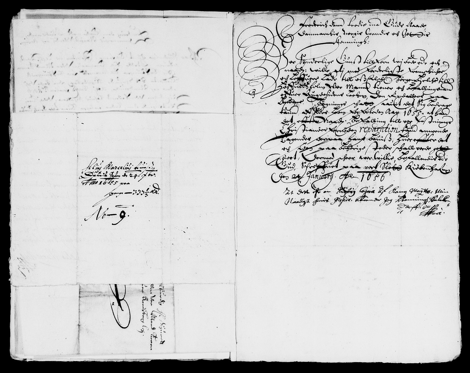 Rentekammeret inntil 1814, Reviderte regnskaper, Lensregnskaper, AV/RA-EA-5023/R/Rb/Rbp/L0043: Bratsberg len, 1656-1658