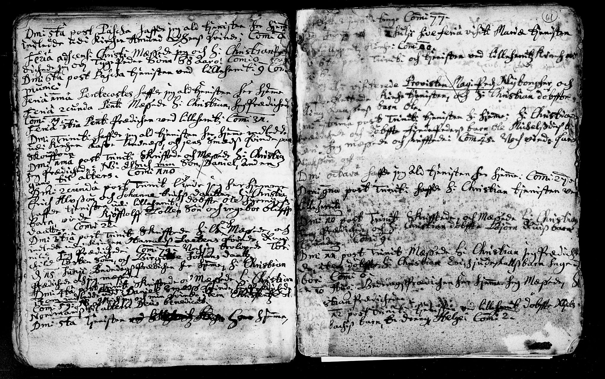 Heddal kirkebøker, SAKO/A-268/F/Fa/L0002: Ministerialbok nr. I 2, 1699-1722, s. 61