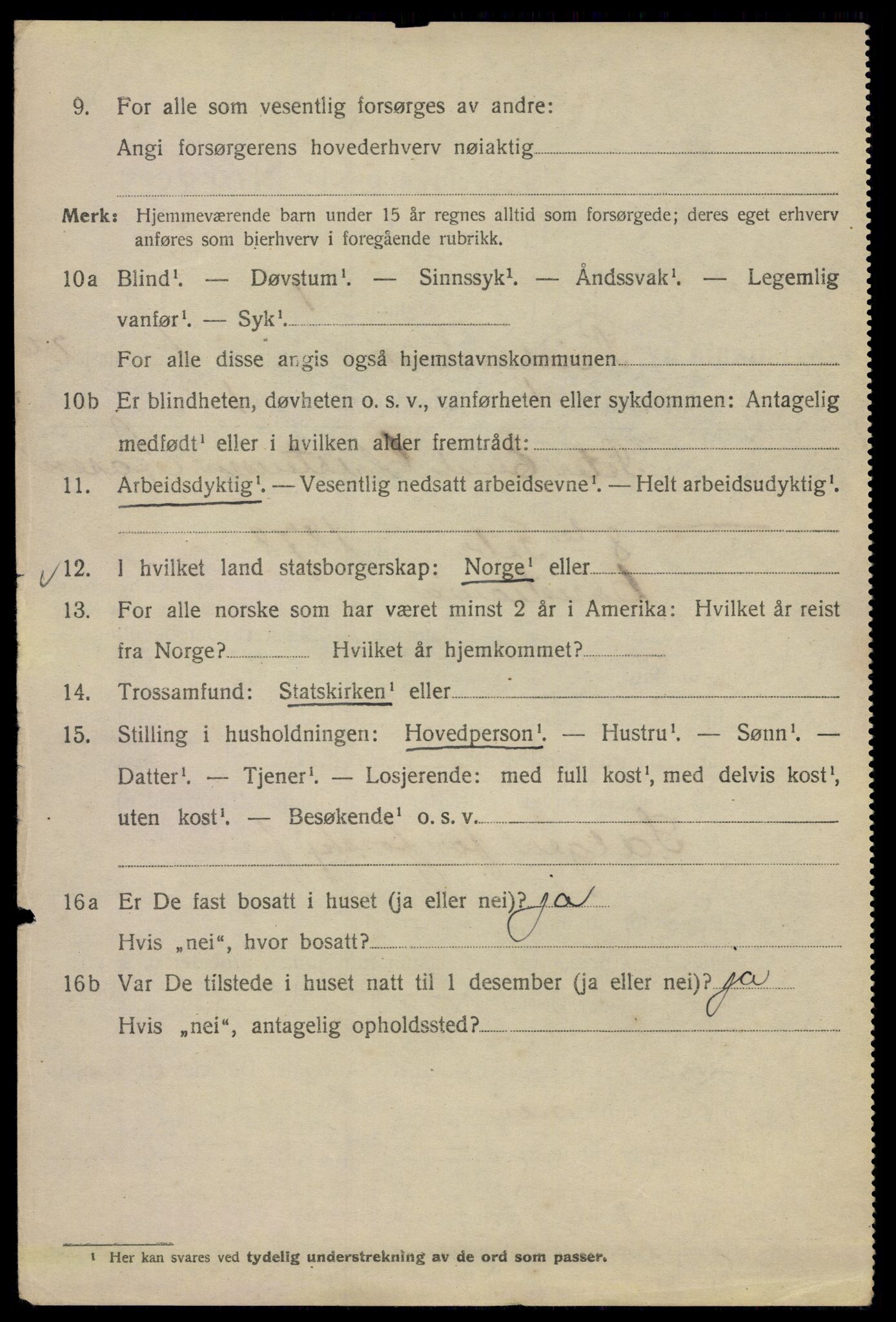 SAO, Folketelling 1920 for 0301 Kristiania kjøpstad, 1920, s. 461164