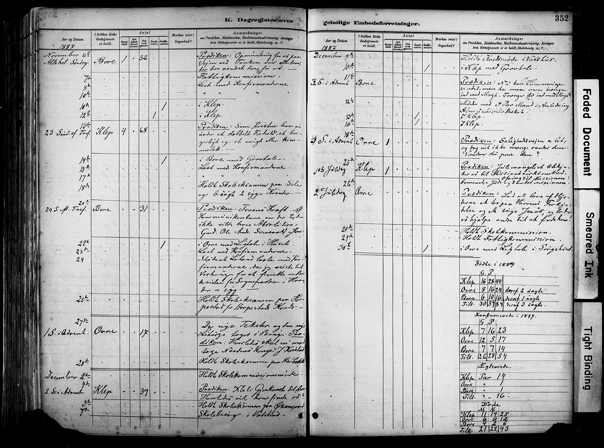 Klepp sokneprestkontor, AV/SAST-A-101803/001/3/30BA/L0009: Ministerialbok nr. A 7, 1886-1915, s. 352