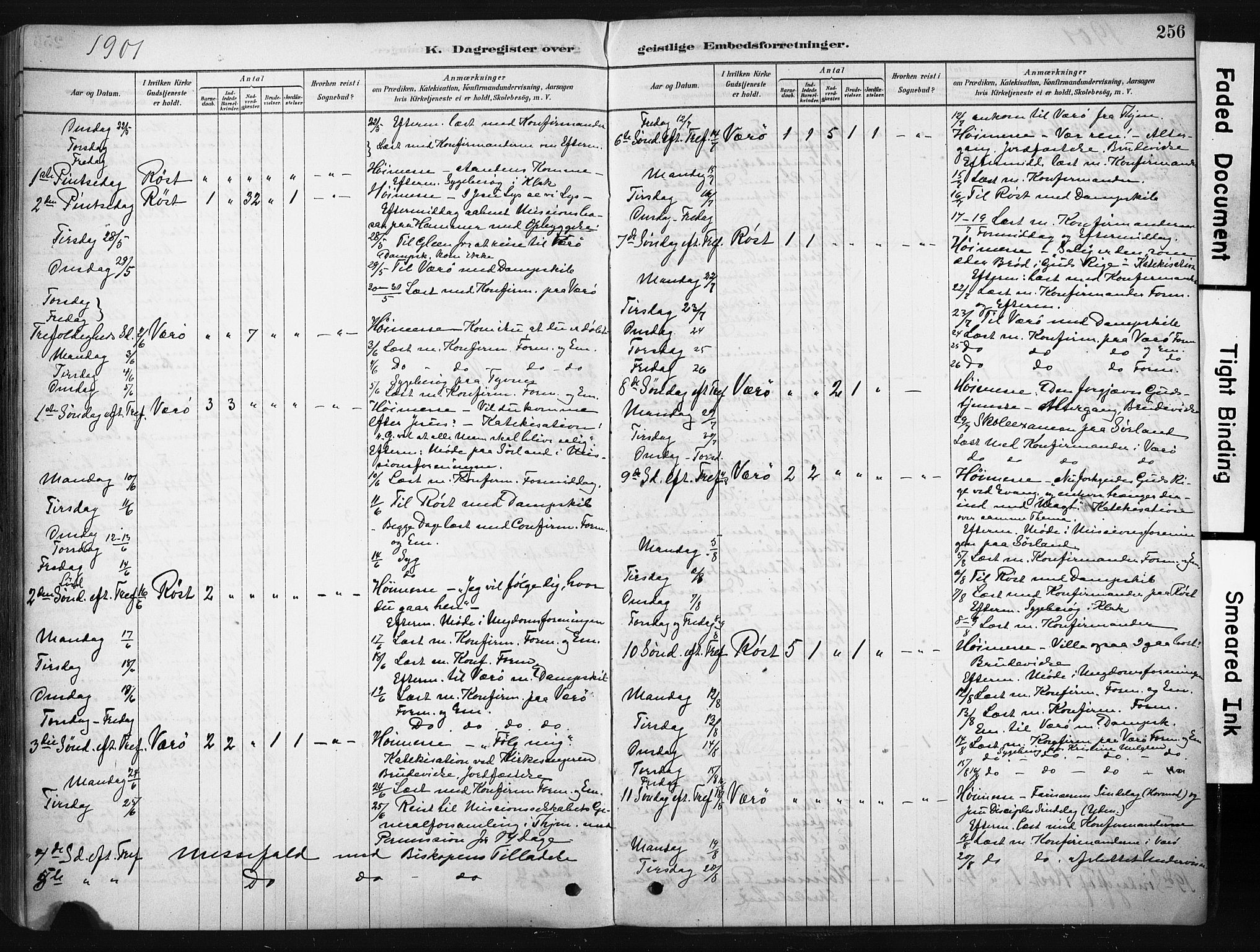 Ministerialprotokoller, klokkerbøker og fødselsregistre - Nordland, AV/SAT-A-1459/808/L0128: Ministerialbok nr. 808A01, 1880-1902, s. 256