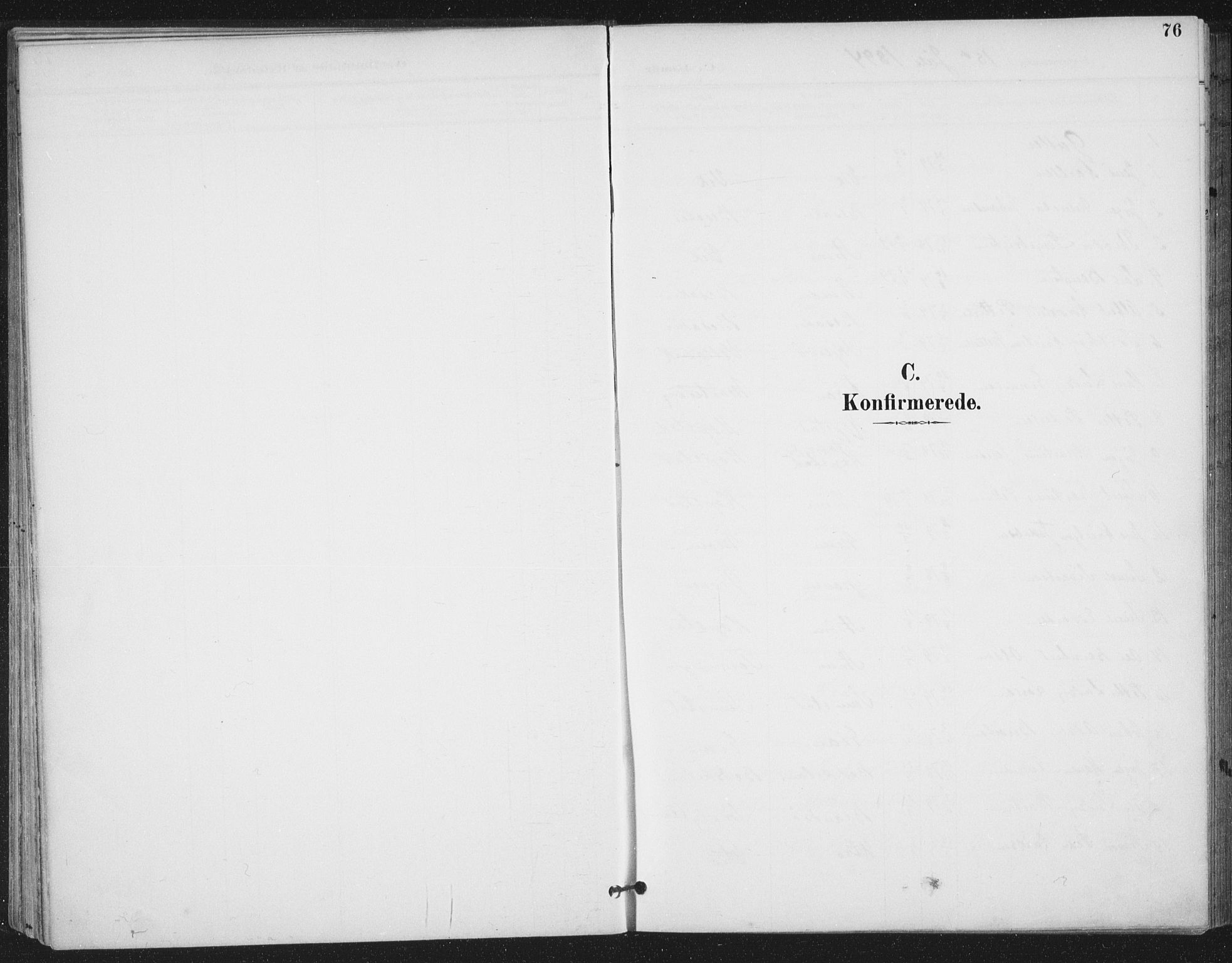 Ministerialprotokoller, klokkerbøker og fødselsregistre - Sør-Trøndelag, SAT/A-1456/657/L0708: Ministerialbok nr. 657A09, 1894-1904, s. 76