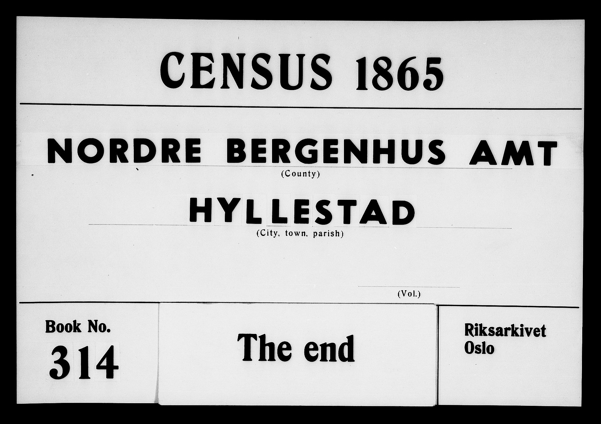 RA, Folketelling 1865 for 1413P Hyllestad prestegjeld, 1865, s. 126