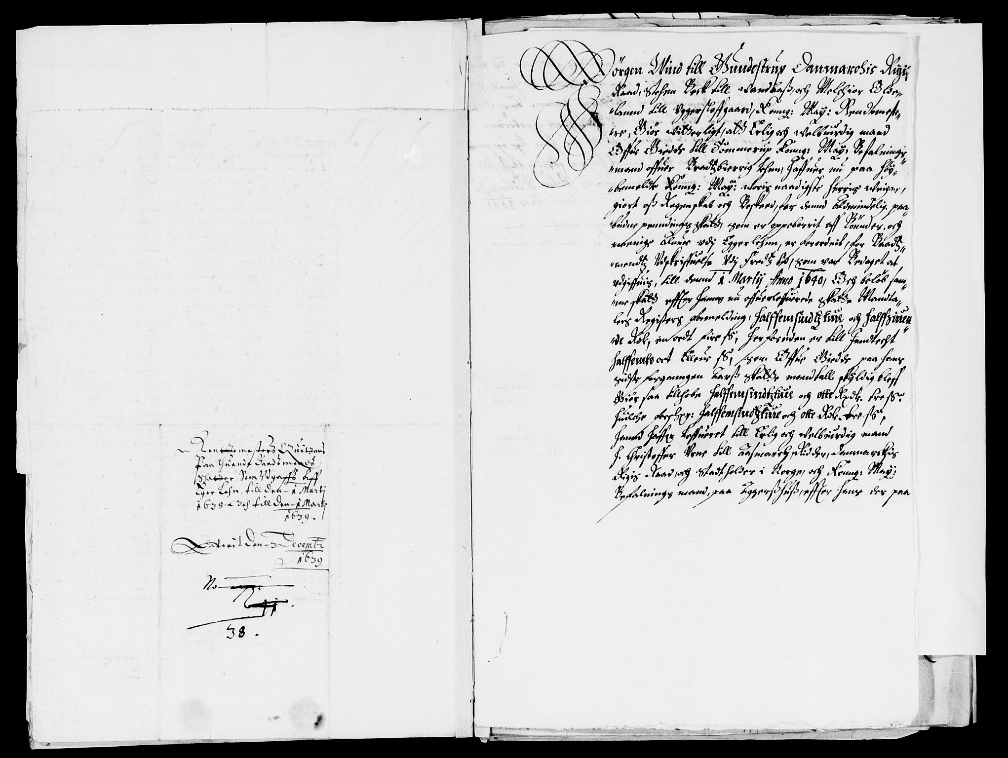 Rentekammeret inntil 1814, Reviderte regnskaper, Lensregnskaper, AV/RA-EA-5023/R/Rb/Rbm/L0006: Eiker len, 1639-1641