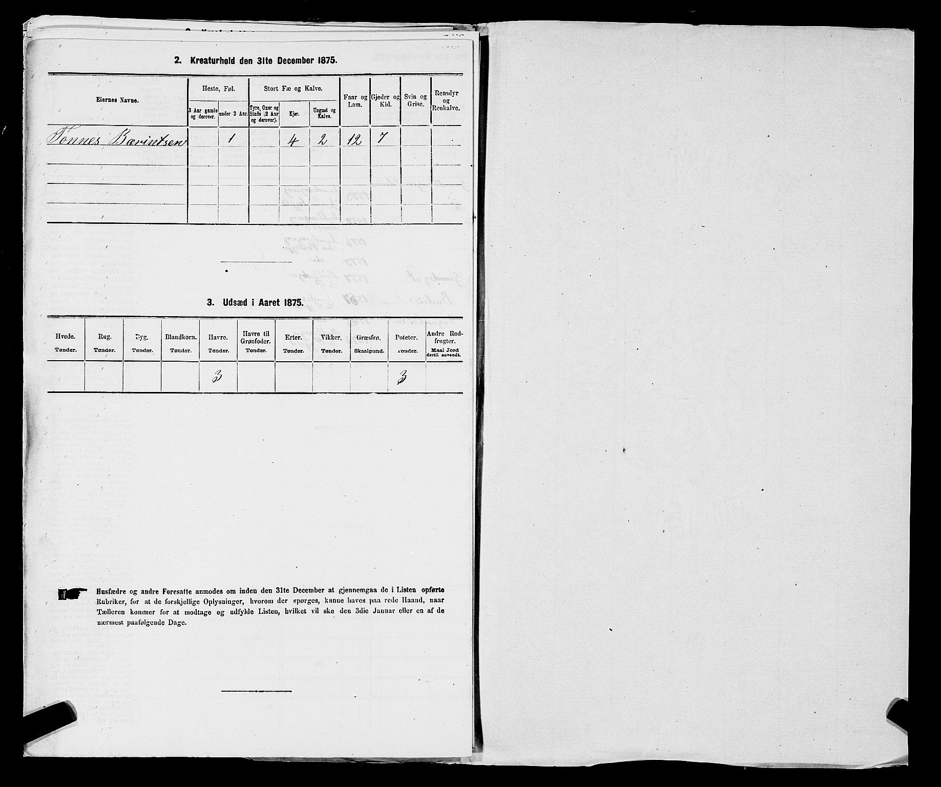 SAST, Folketelling 1875 for 1112P Lund prestegjeld, 1875, s. 584