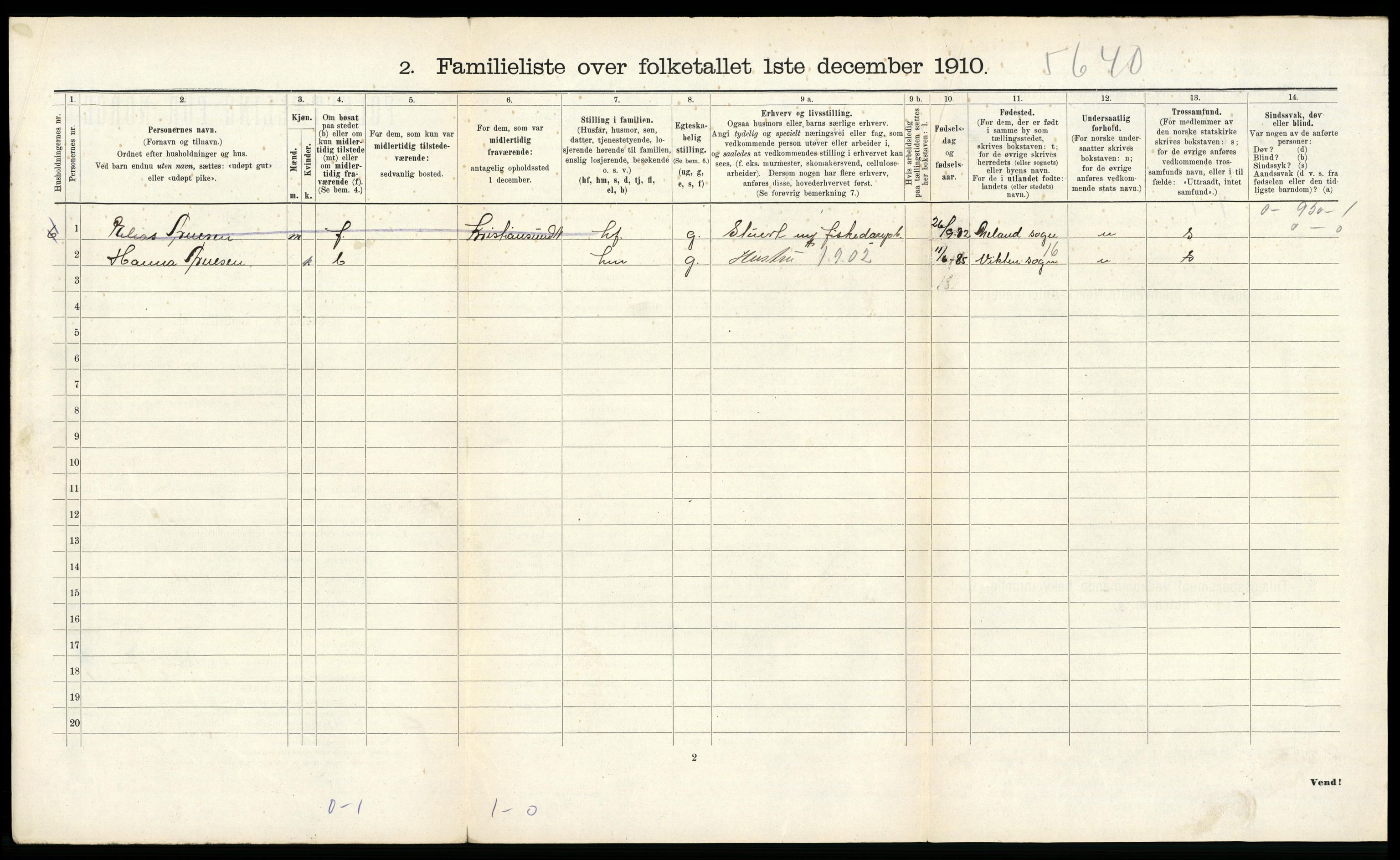 RA, Folketelling 1910 for 1501 Ålesund kjøpstad, 1910, s. 3052