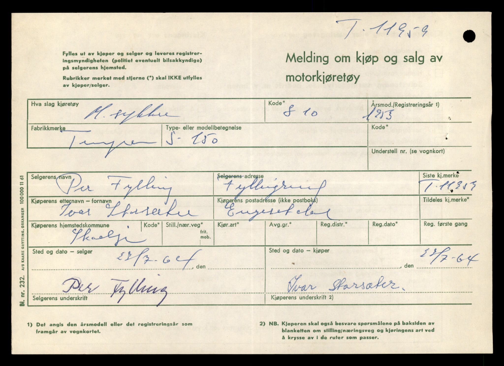 Møre og Romsdal vegkontor - Ålesund trafikkstasjon, AV/SAT-A-4099/F/Fe/L0031: Registreringskort for kjøretøy T 11800 - T 11996, 1927-1998, s. 2713