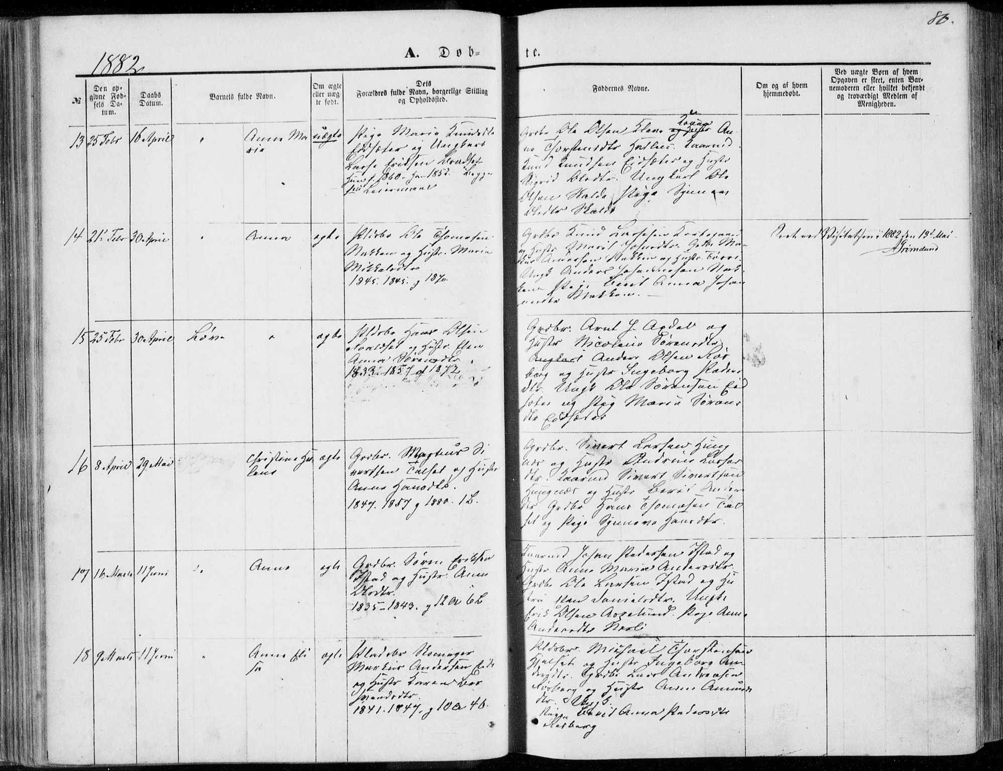 Ministerialprotokoller, klokkerbøker og fødselsregistre - Møre og Romsdal, AV/SAT-A-1454/557/L0681: Ministerialbok nr. 557A03, 1869-1886, s. 80