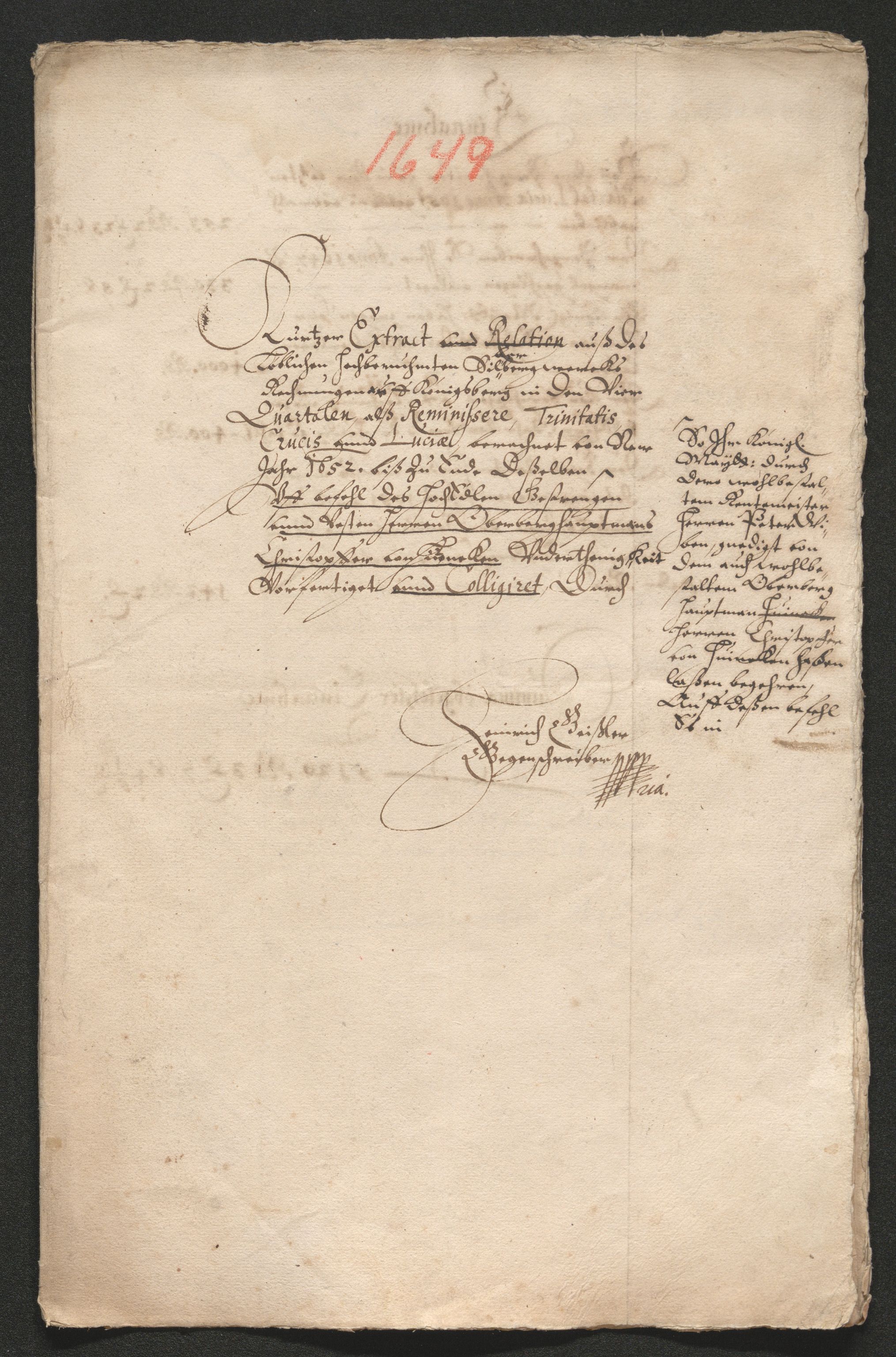 Kongsberg Sølvverk 1623-1816, AV/SAKO-EA-3135/001/D/Dc/Dcd/L0034: Utgiftsregnskap for gruver m.m. , 1651-1659, s. 1