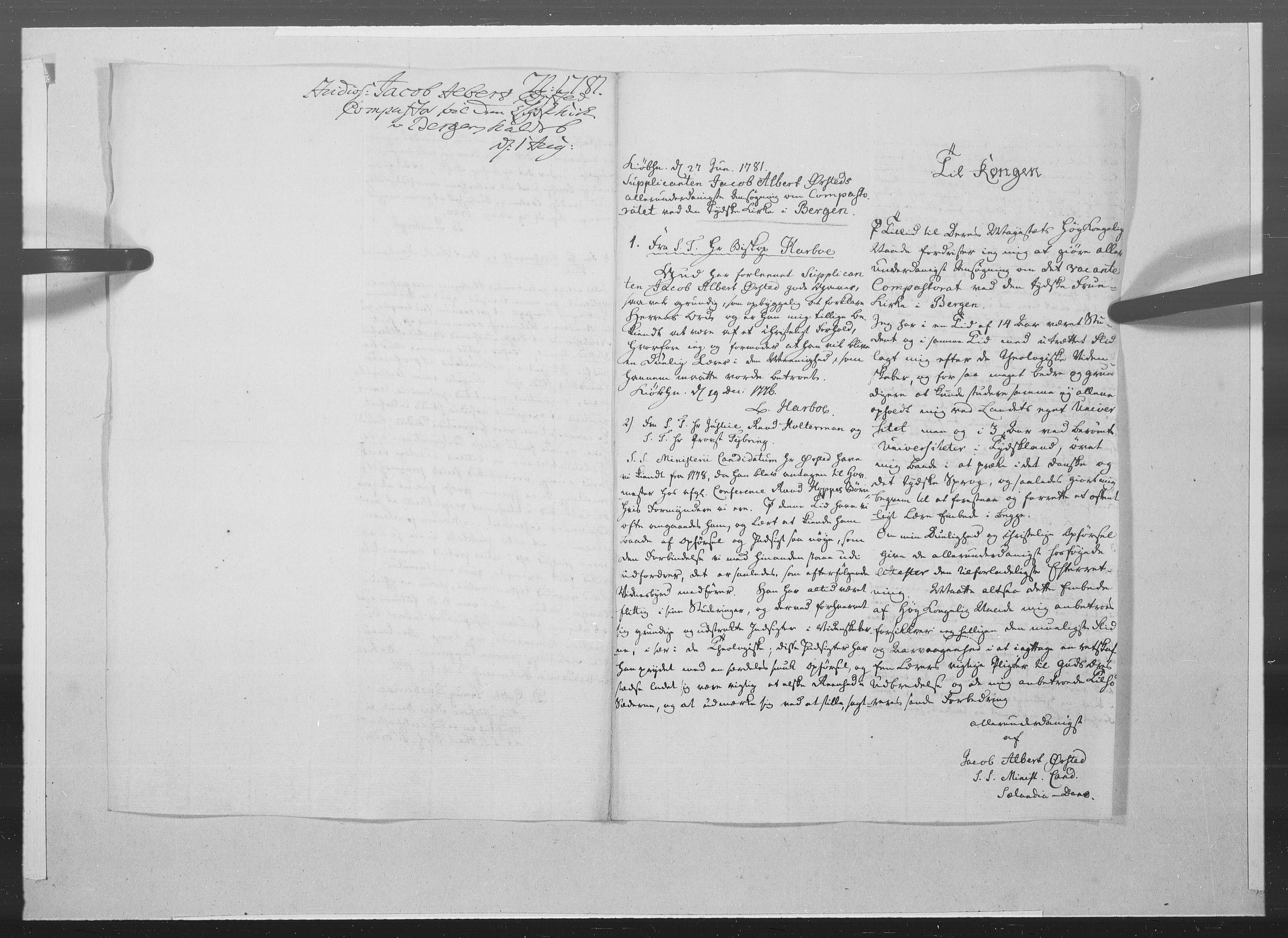 Danske Kanselli 1572-1799, RA/EA-3023/F/Fc/Fcc/Fcca/L0239: Norske innlegg 1572-1799, 1781, s. 145