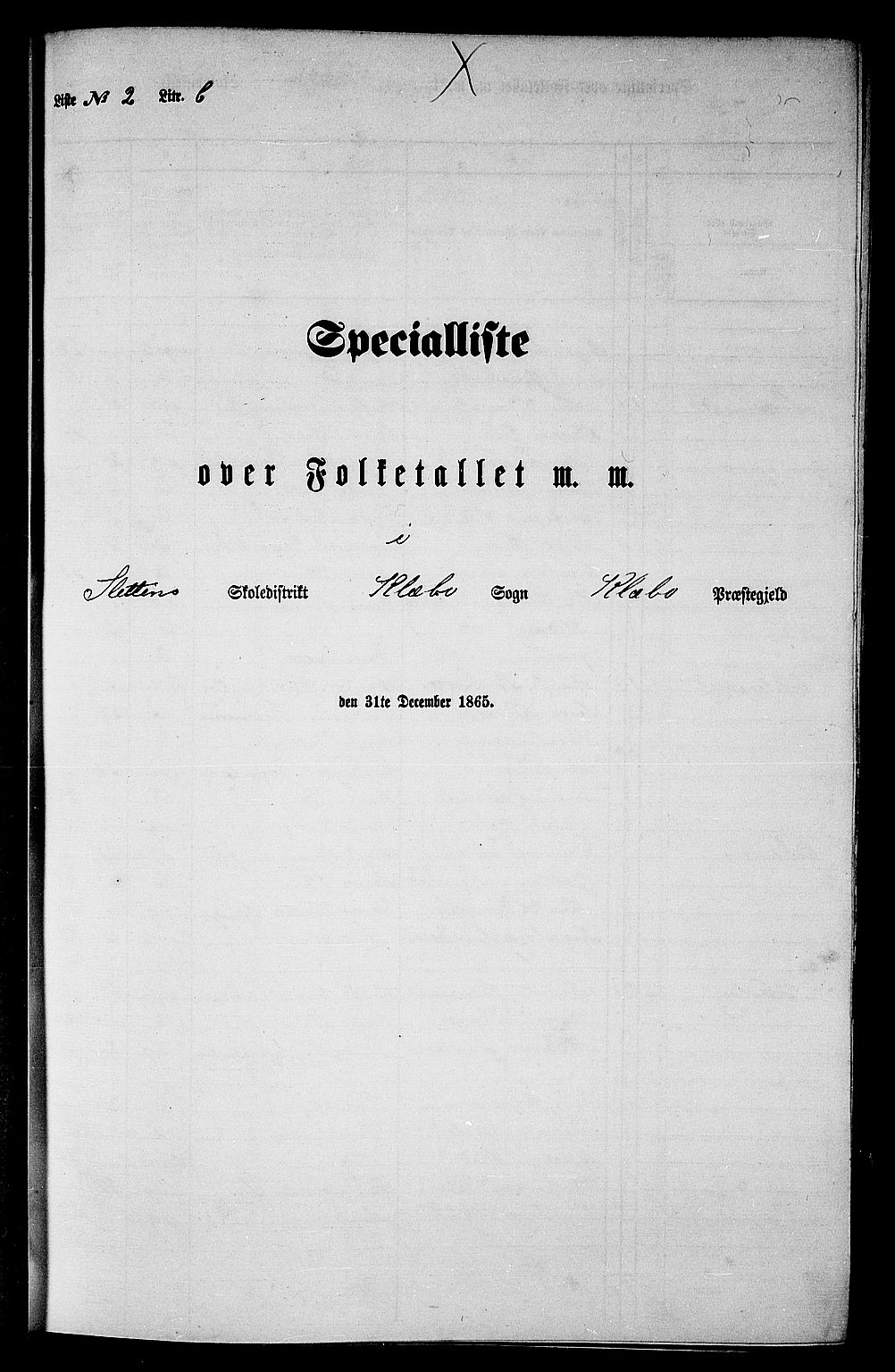 RA, Folketelling 1865 for 1662P Klæbu prestegjeld, 1865, s. 34