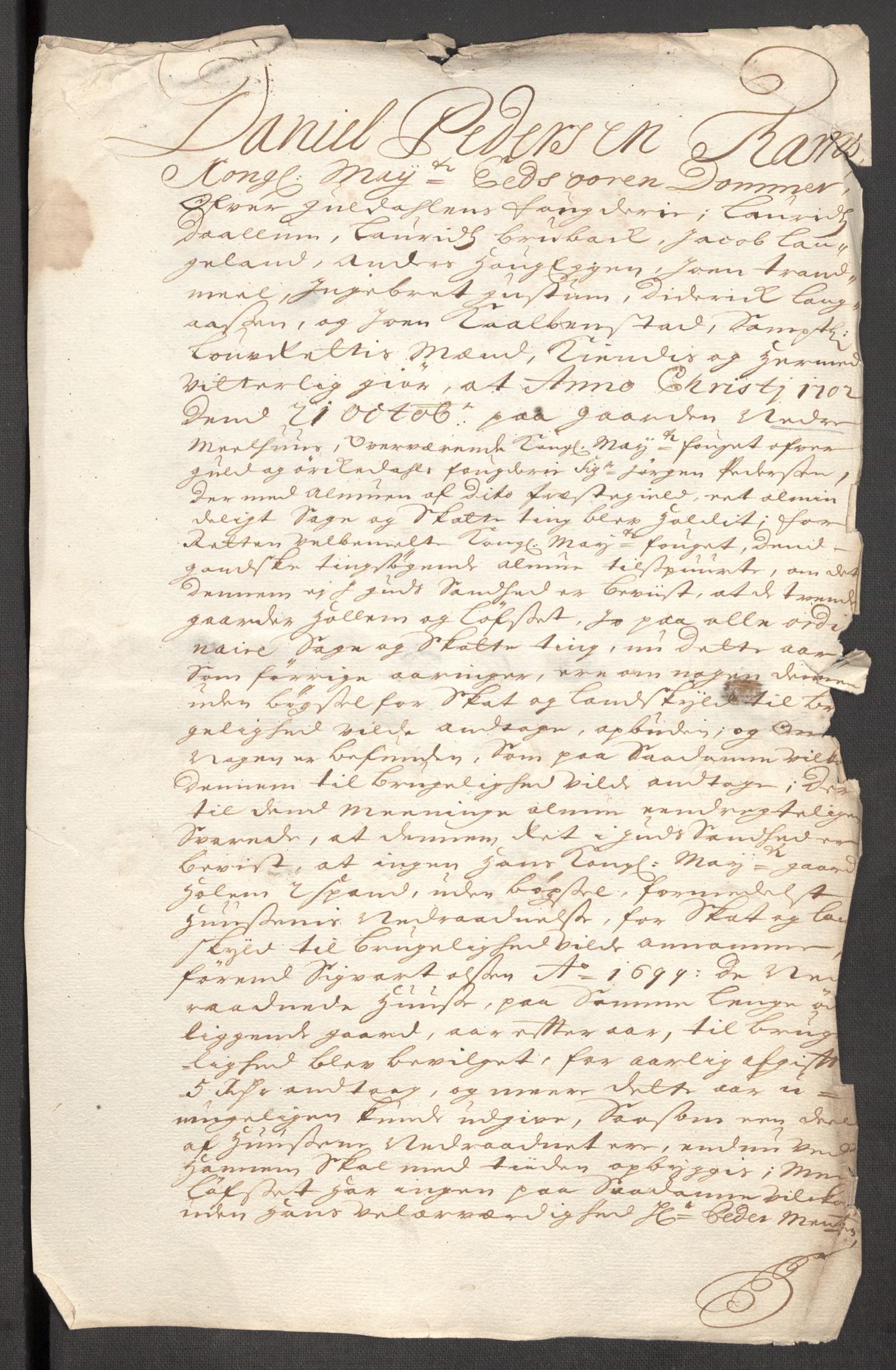 Rentekammeret inntil 1814, Reviderte regnskaper, Fogderegnskap, RA/EA-4092/R60/L3952: Fogderegnskap Orkdal og Gauldal, 1702, s. 380