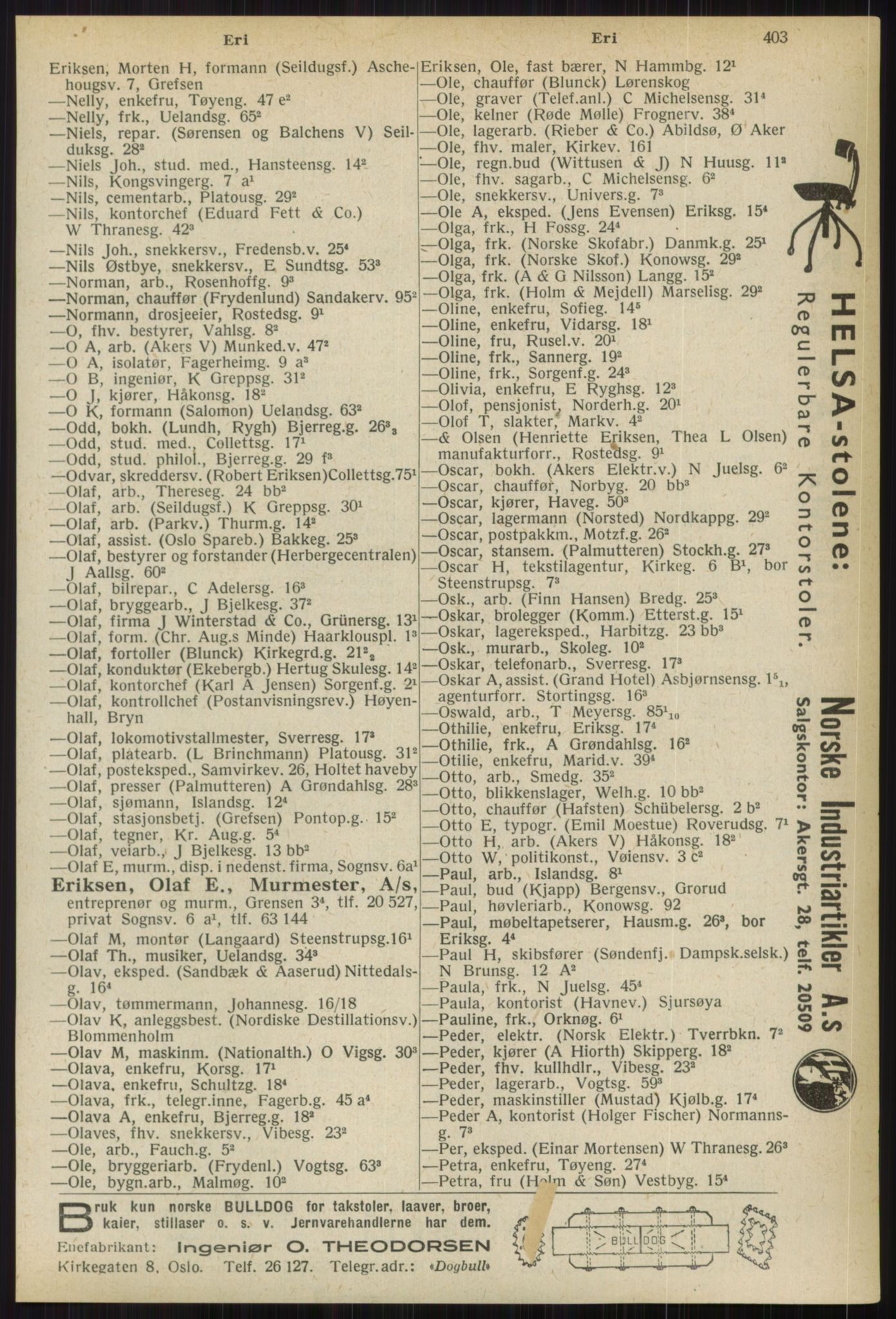 Kristiania/Oslo adressebok, PUBL/-, 1936, s. 403