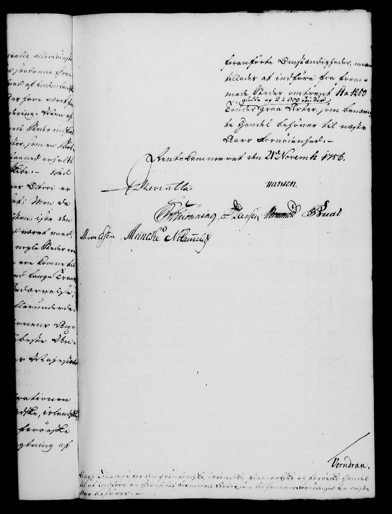 Rentekammeret, Kammerkanselliet, RA/EA-3111/G/Gf/Gfa/L0068: Norsk relasjons- og resolusjonsprotokoll (merket RK 52.68), 1786, s. 997