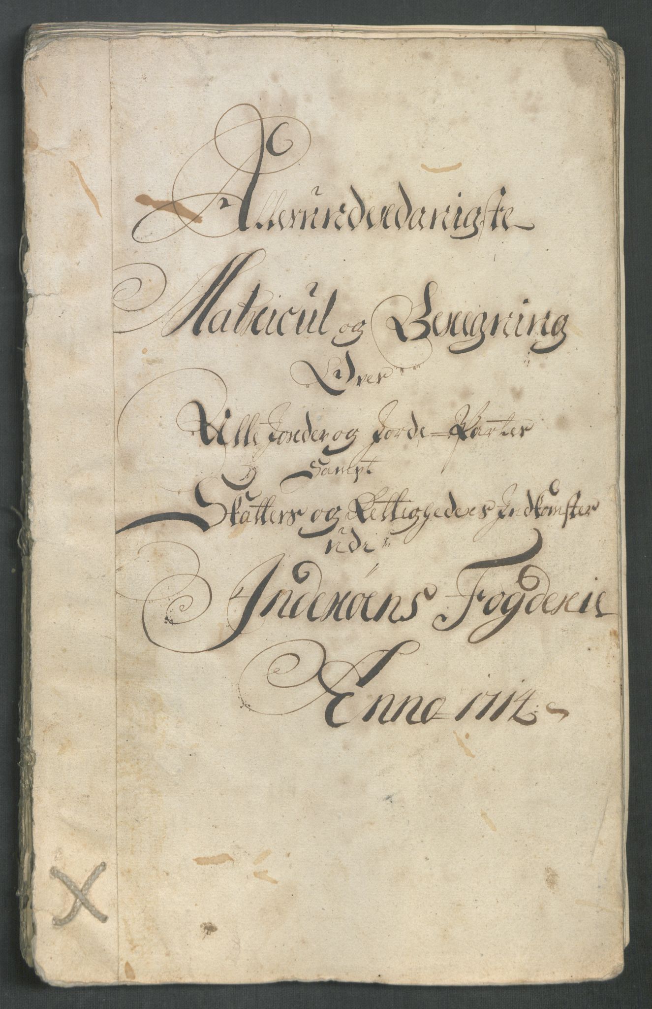 Rentekammeret inntil 1814, Reviderte regnskaper, Fogderegnskap, AV/RA-EA-4092/R63/L4322: Fogderegnskap Inderøy, 1714, s. 33