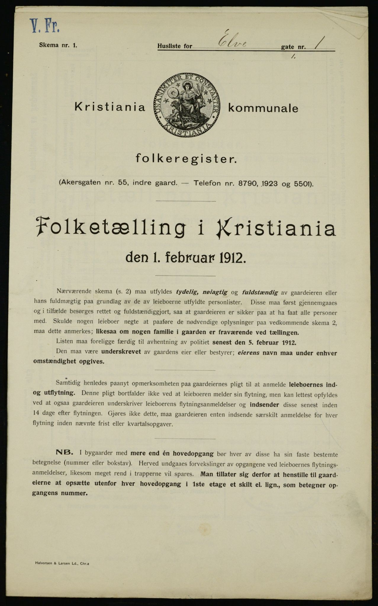 OBA, Kommunal folketelling 1.2.1912 for Kristiania, 1912, s. 20824