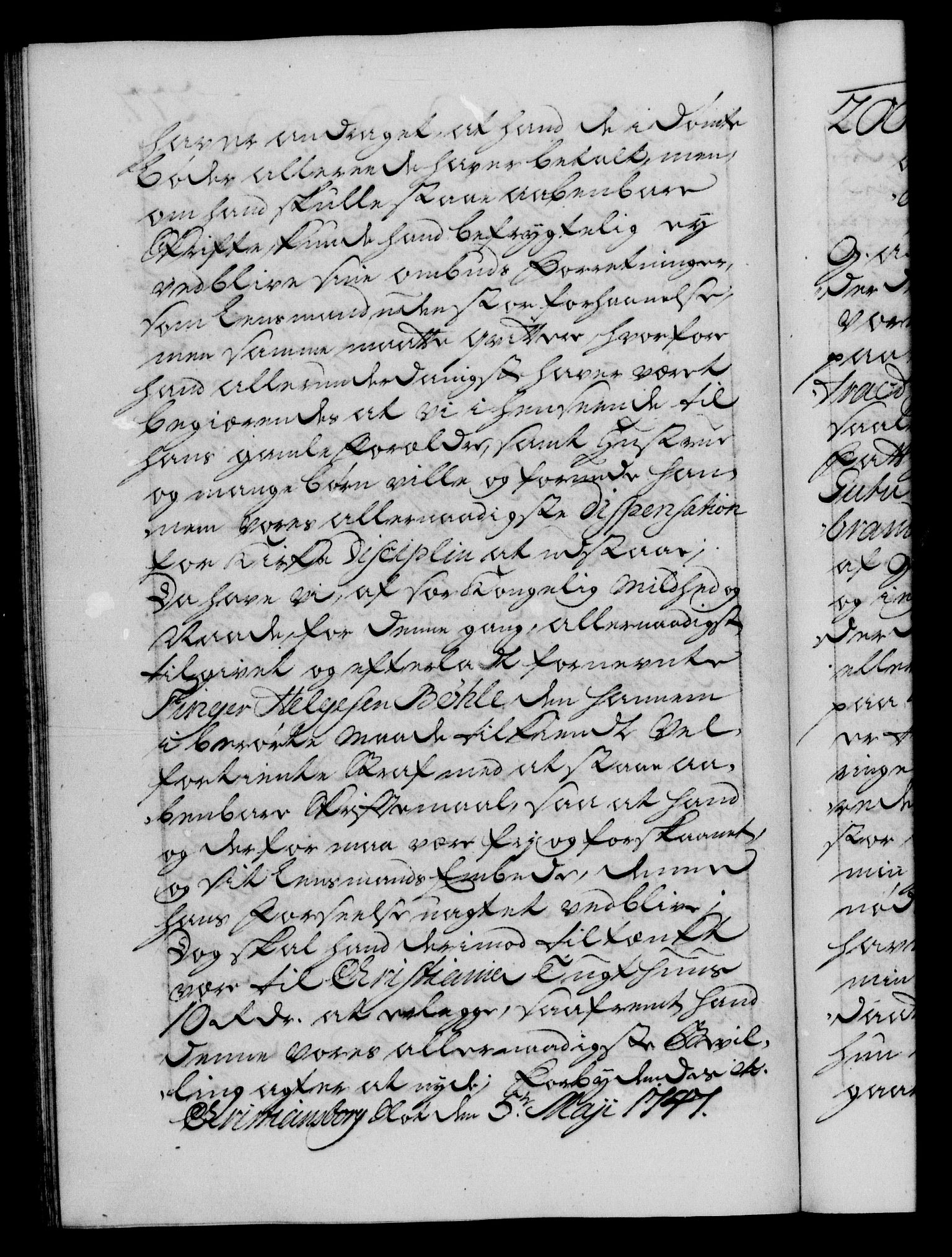 Danske Kanselli 1572-1799, AV/RA-EA-3023/F/Fc/Fca/Fcaa/L0035: Norske registre, 1746-1748, s. 277b