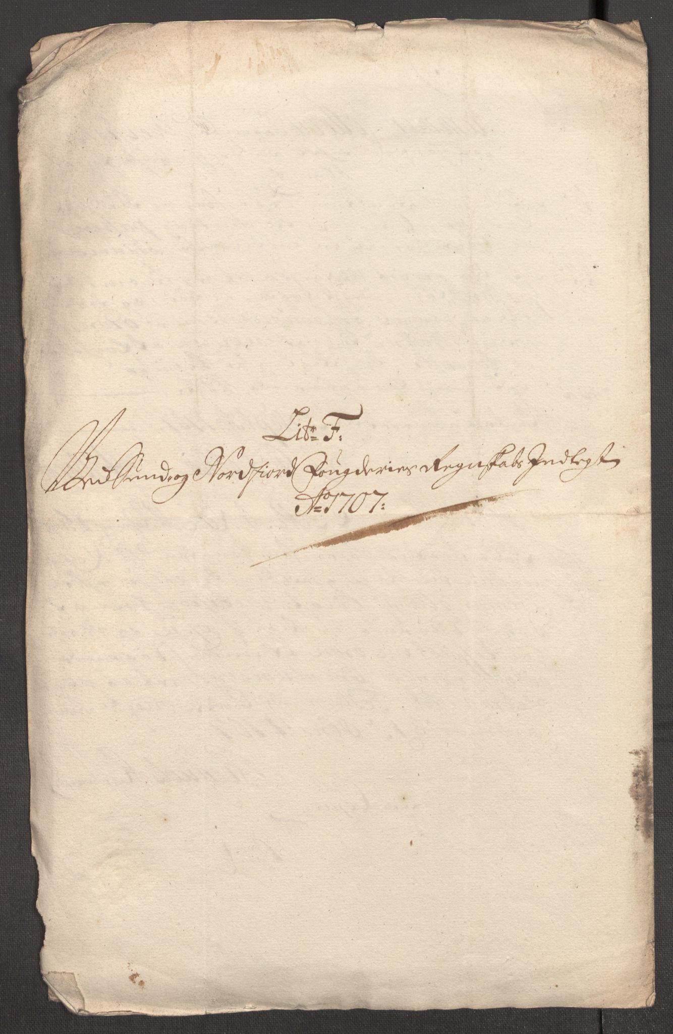 Rentekammeret inntil 1814, Reviderte regnskaper, Fogderegnskap, RA/EA-4092/R53/L3430: Fogderegnskap Sunn- og Nordfjord, 1706-1707, s. 357