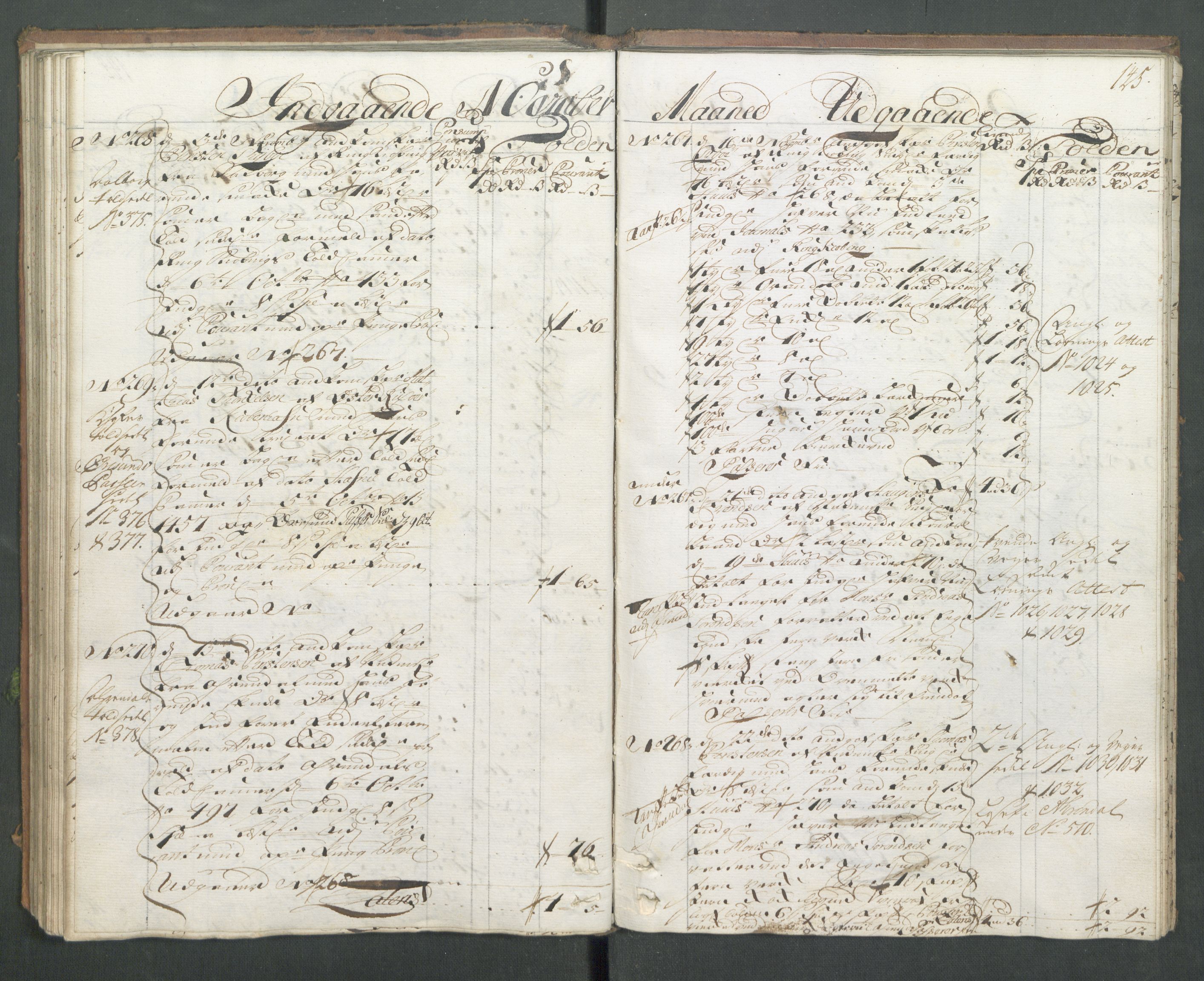 Generaltollkammeret, tollregnskaper, AV/RA-EA-5490/R14/L0012/0001: Tollregnskaper Øster-Risør / Hovedtollbok, 1731, s. 144b-145a