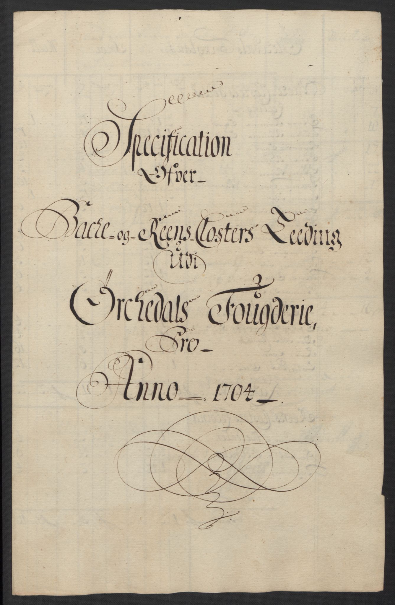 Rentekammeret inntil 1814, Reviderte regnskaper, Fogderegnskap, AV/RA-EA-4092/R60/L3954: Fogderegnskap Orkdal og Gauldal, 1704, s. 217