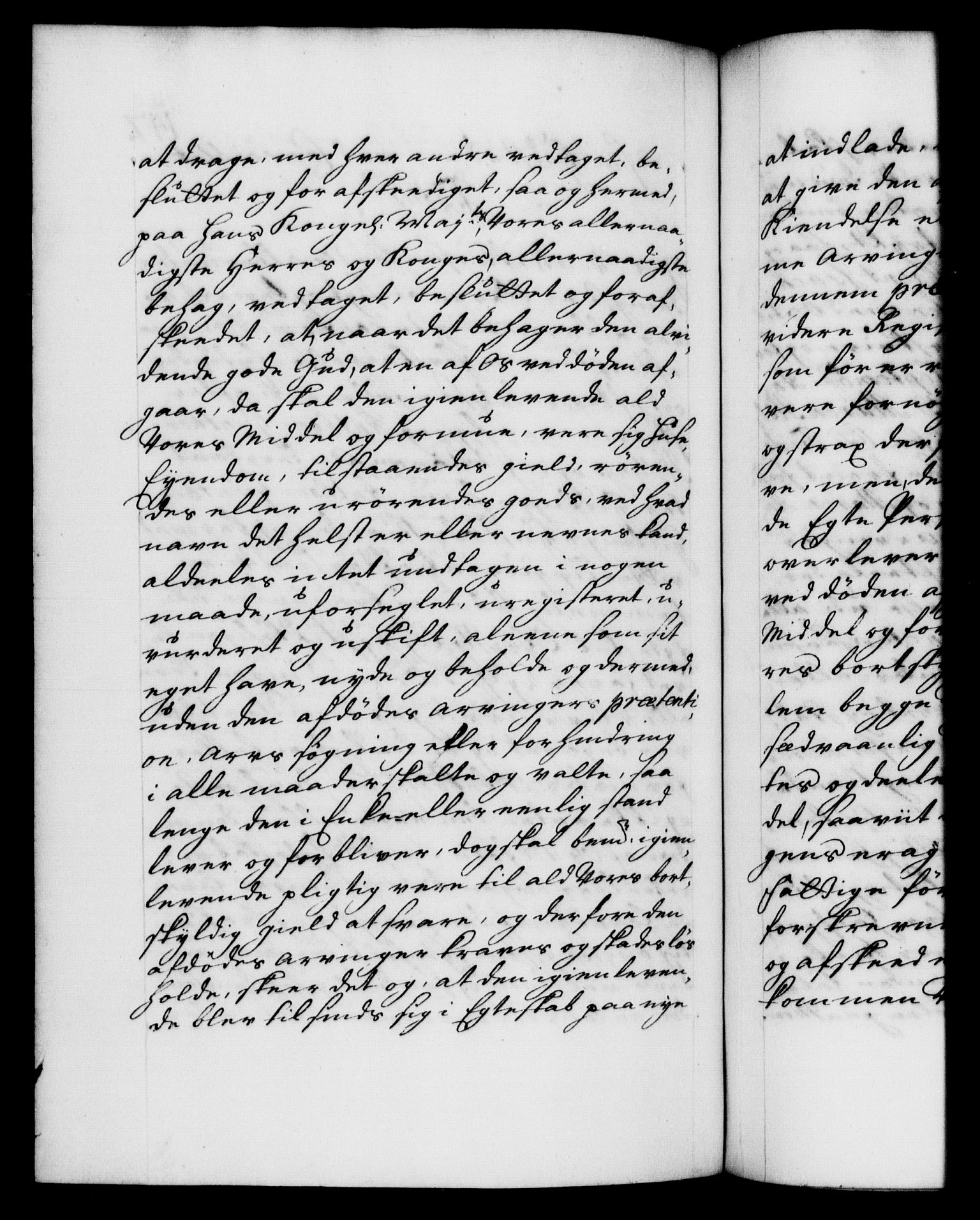 Danske Kanselli 1572-1799, AV/RA-EA-3023/F/Fc/Fca/Fcaa/L0020: Norske registre, 1708-1711, s. 147b
