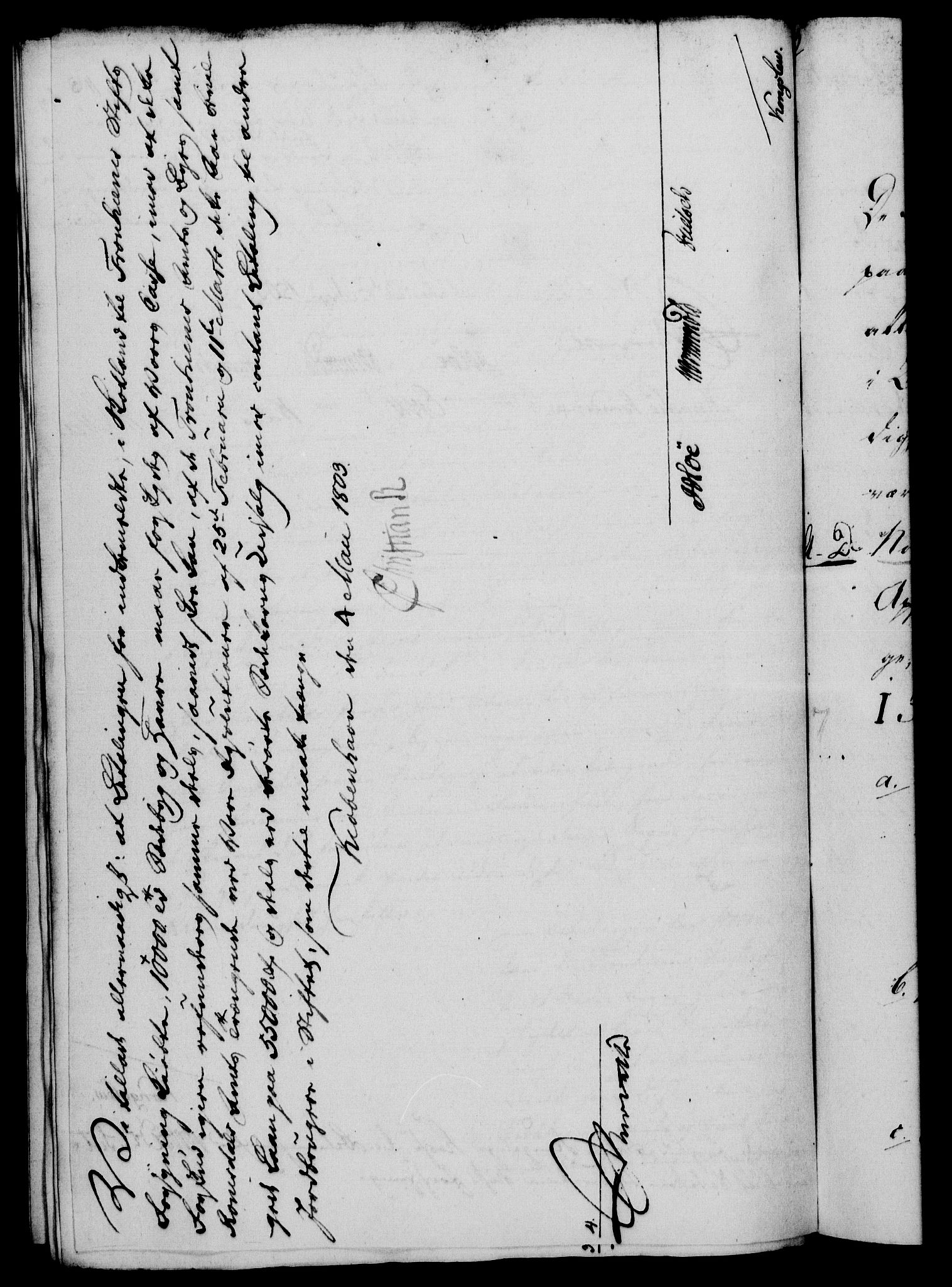Rentekammeret, Kammerkanselliet, RA/EA-3111/G/Gf/Gfa/L0085: Norsk relasjons- og resolusjonsprotokoll (merket RK 52.85), 1803, s. 442