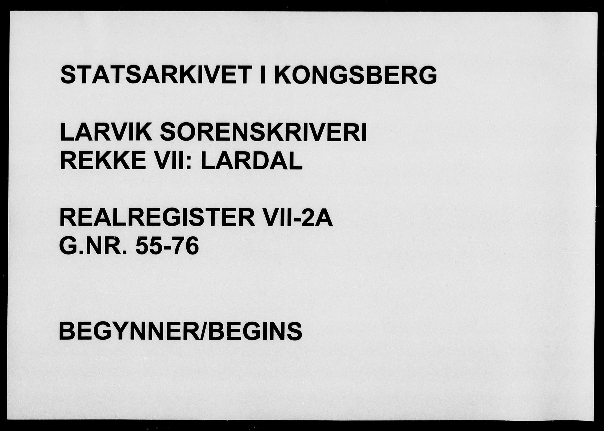 Larvik sorenskriveri, SAKO/A-83/G/Gb/Gbh/L0002a: Panteregister nr. VII 2a