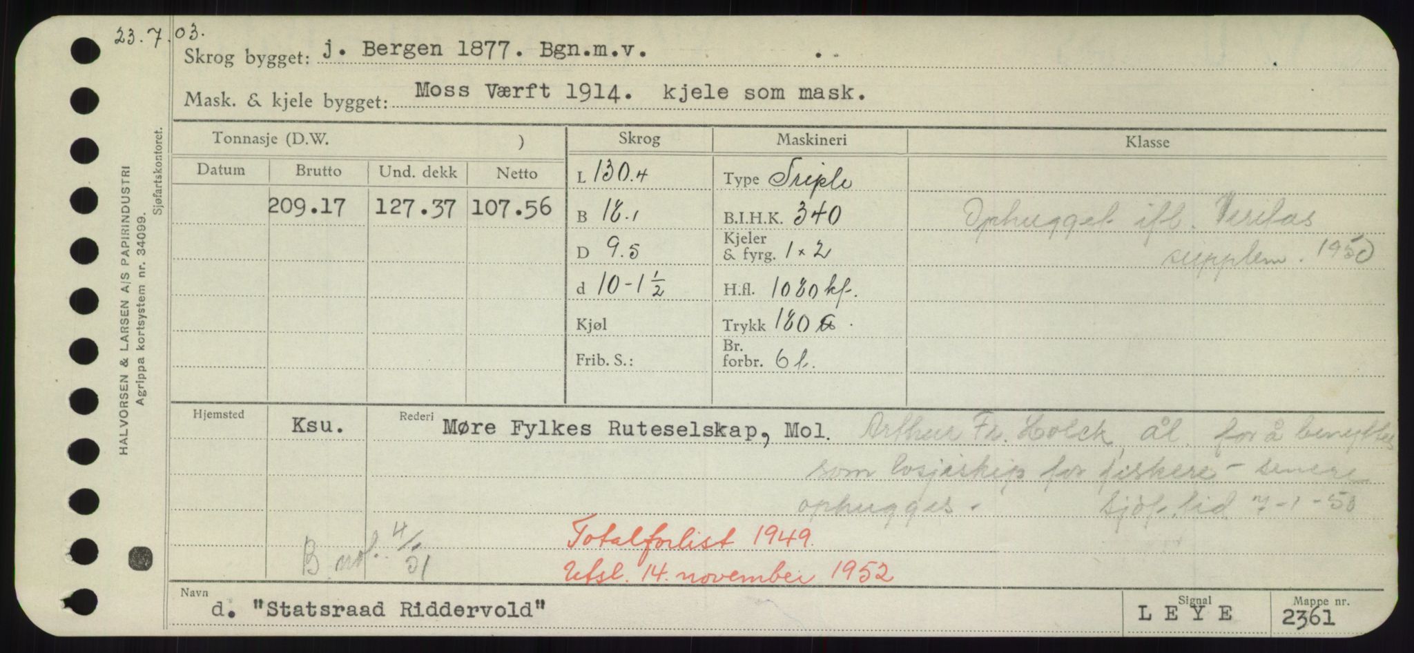 Sjøfartsdirektoratet med forløpere, Skipsmålingen, AV/RA-S-1627/H/Hd/L0036: Fartøy, St, s. 185