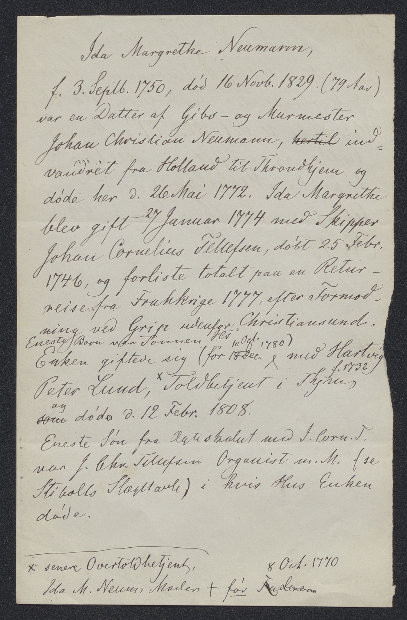 Tellefsen, Johan Christian, AV/RA-PA-0792/Fa/L0001: --, 1738-1856, s. 21