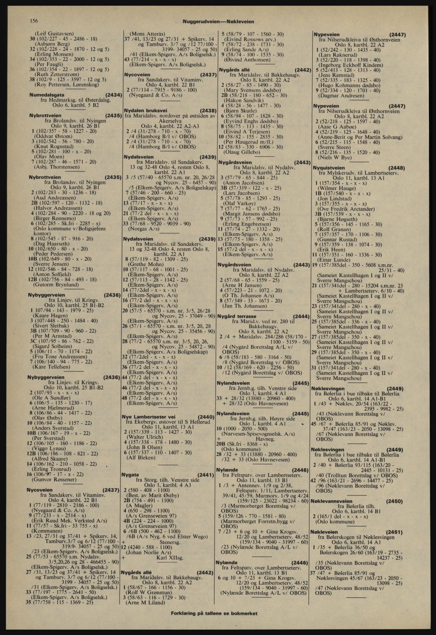 Kristiania/Oslo adressebok, PUBL/-, 1978-1979, s. 156