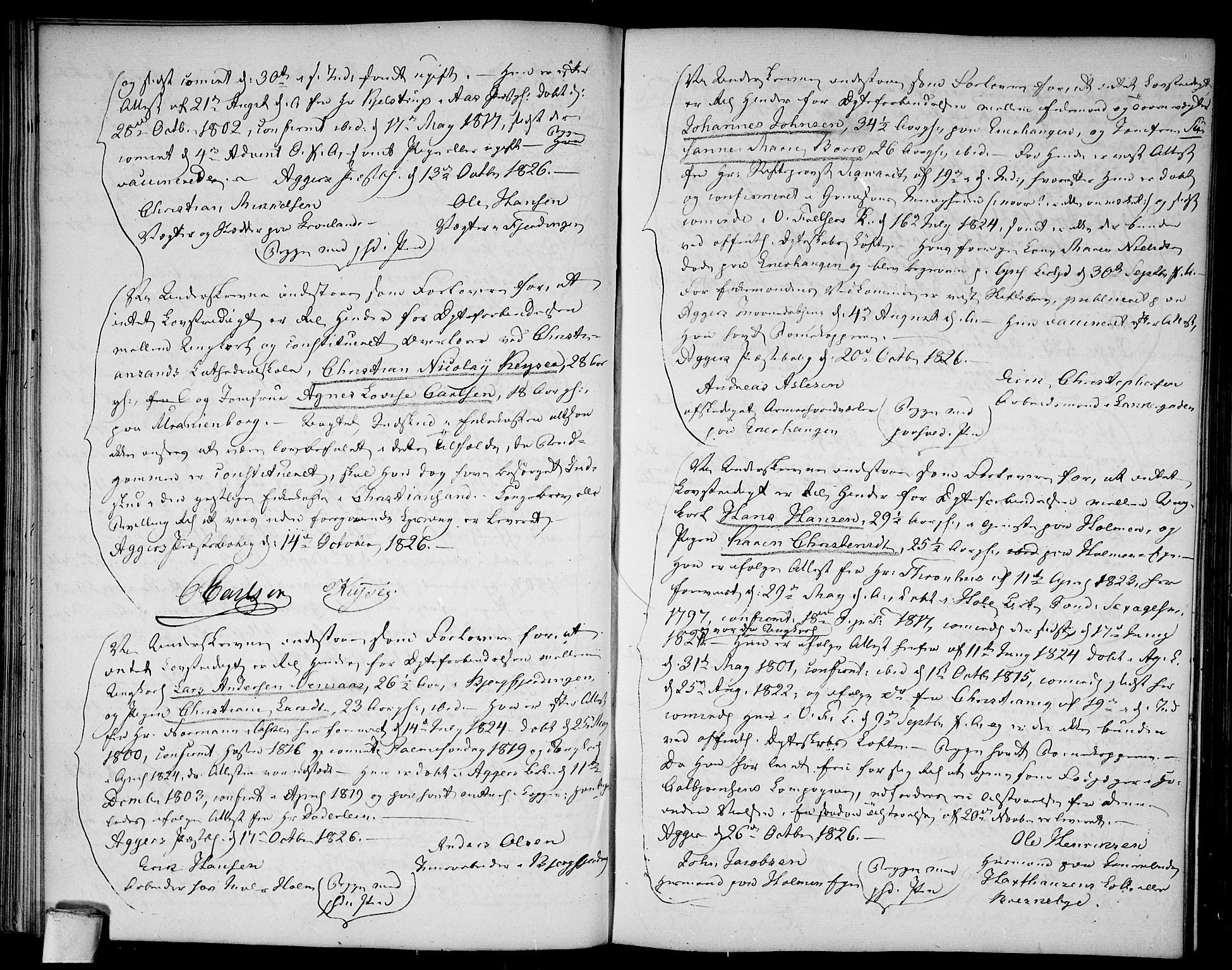 Aker prestekontor kirkebøker, AV/SAO-A-10861/L/L0004: Forlovererklæringer nr. 4, 1778-1831