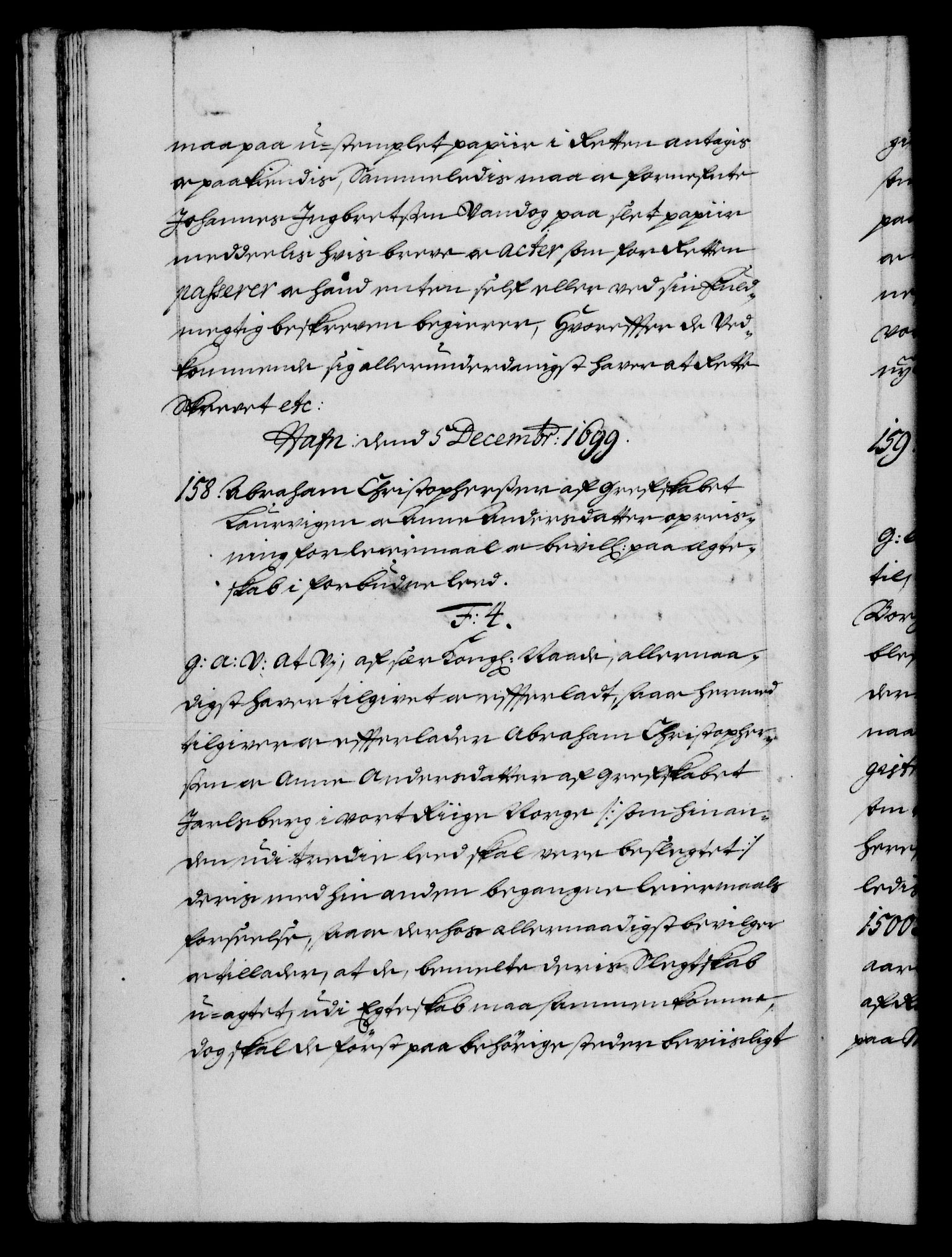 Danske Kanselli 1572-1799, RA/EA-3023/F/Fc/Fca/Fcaa/L0018: Norske registre, 1699-1703, s. 28b
