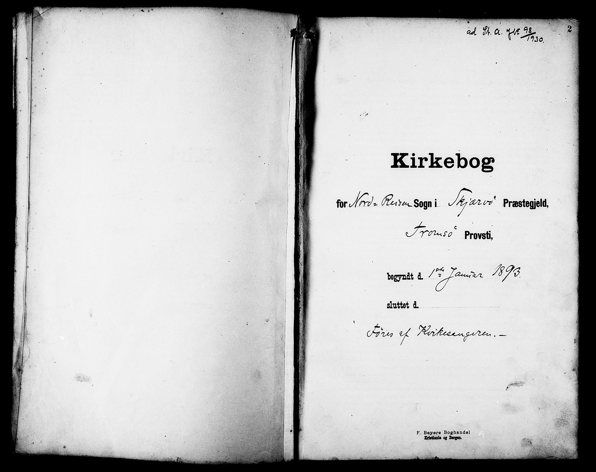 Skjervøy sokneprestkontor, SATØ/S-1300/H/Ha/Hab/L0021klokker: Klokkerbok nr. 21, 1893-1910, s. 2