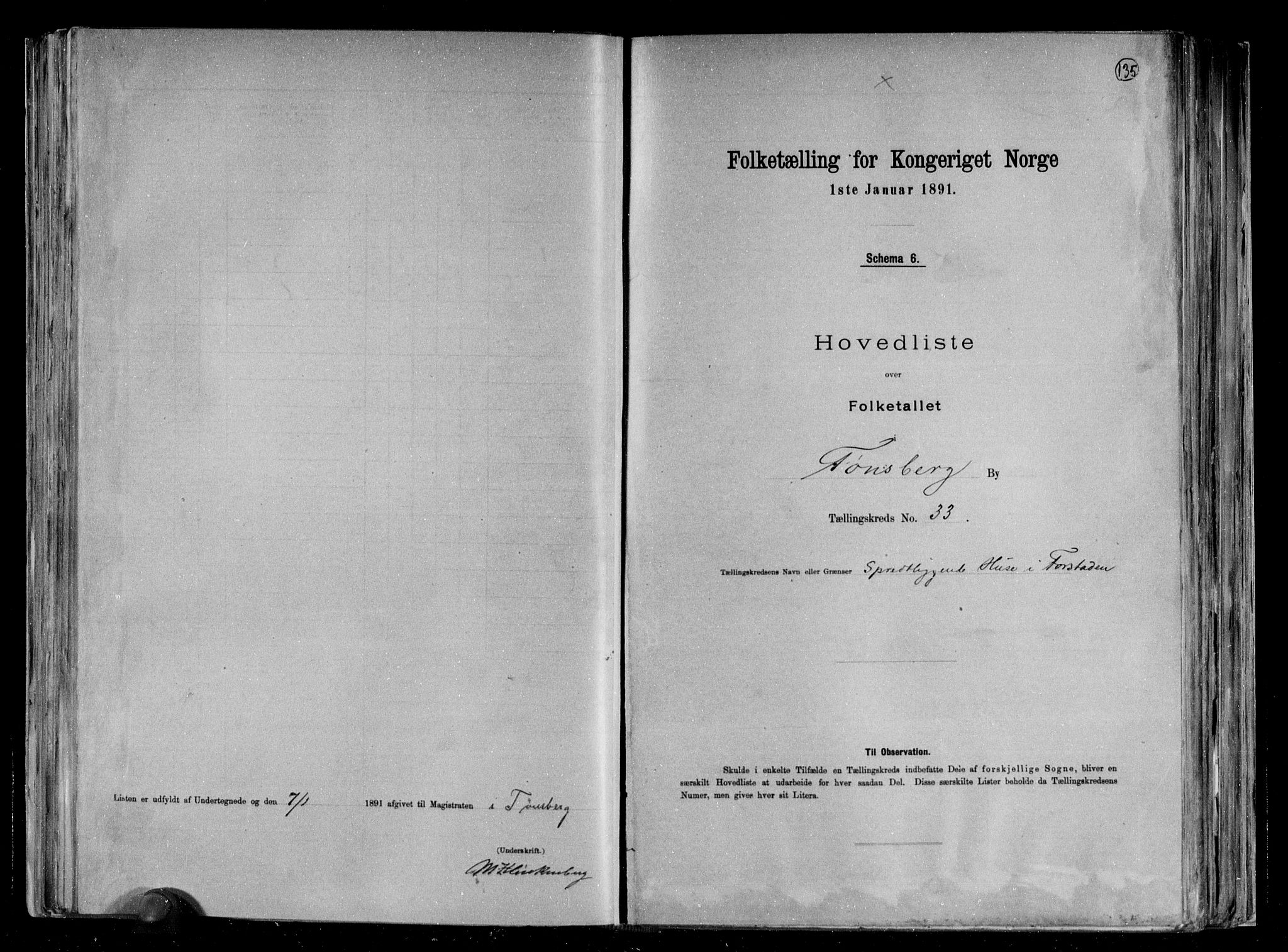 RA, Folketelling 1891 for 0705 Tønsberg kjøpstad, 1891, s. 69