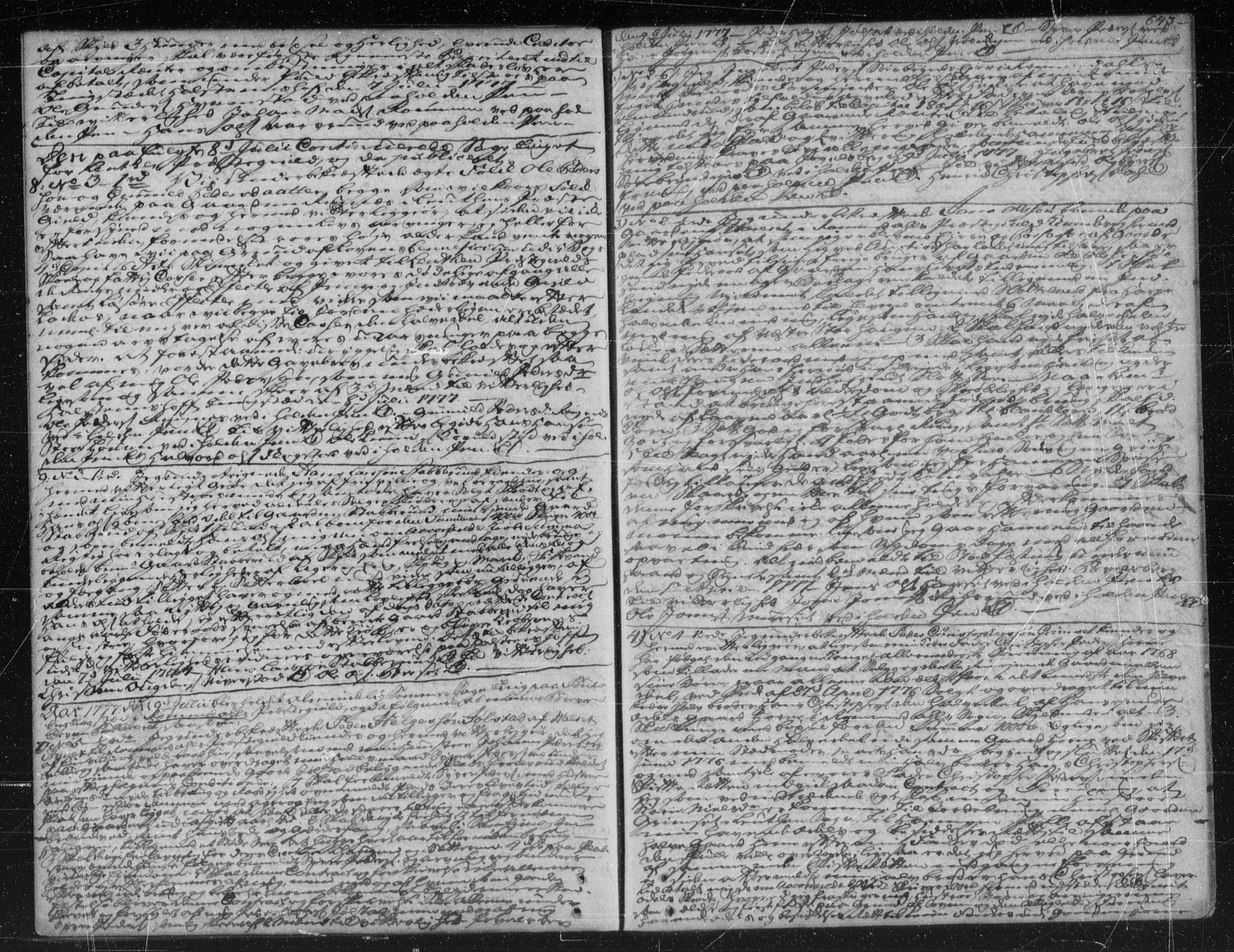 Hedemarken sorenskriveri, SAH/TING-034/H/Hb/L0008: Pantebok nr. 8, 1766-1778, s. 643