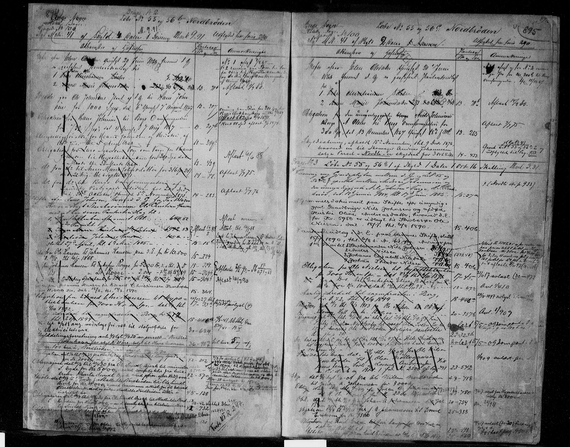 Idd og Marker sorenskriveri, AV/SAO-A-10283/G/Ga/Gac/L0004b: Panteregister nr. II 4b, 1848-1953, s. 894-895