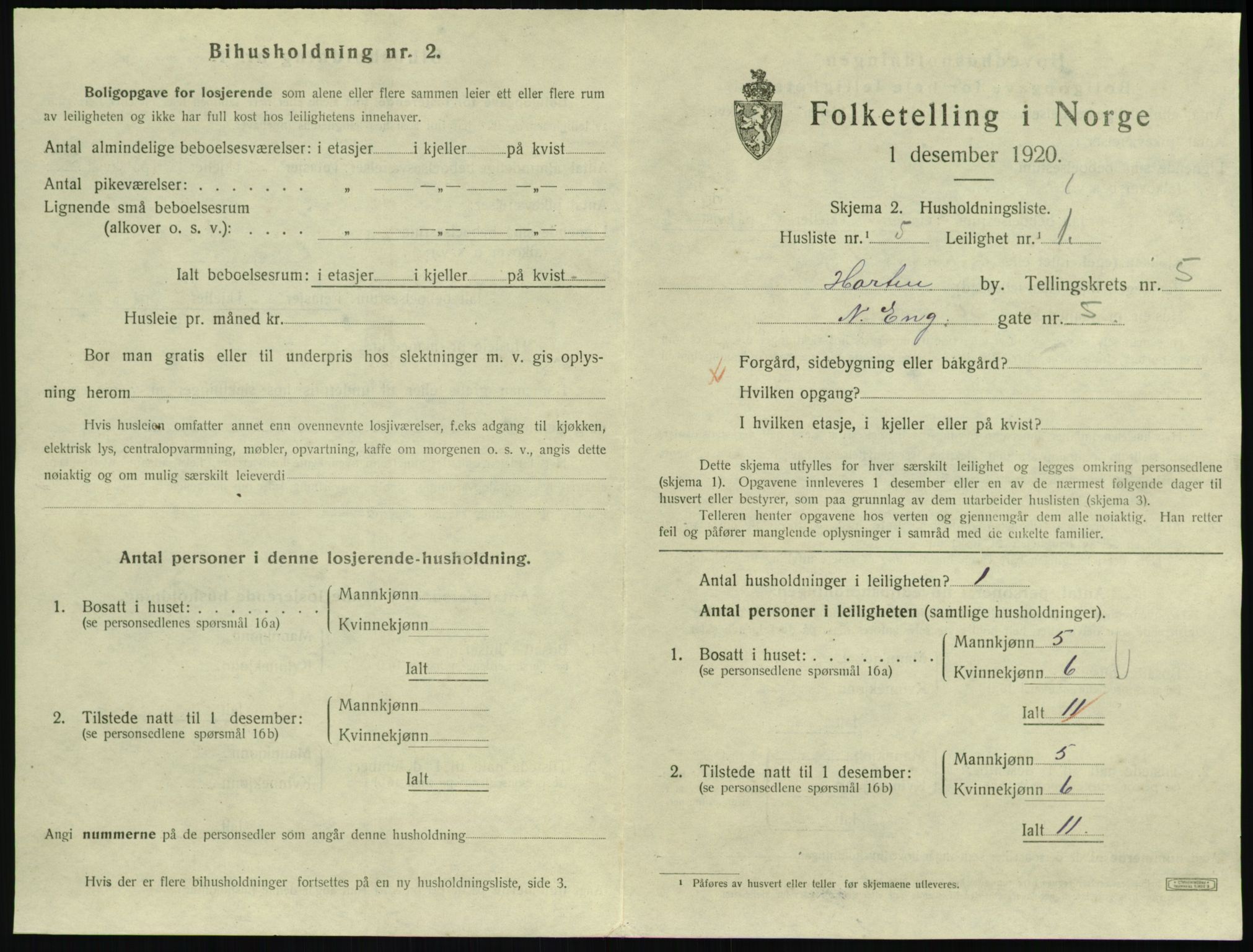 SAKO, Folketelling 1920 for 0703 Horten kjøpstad, 1920, s. 5641