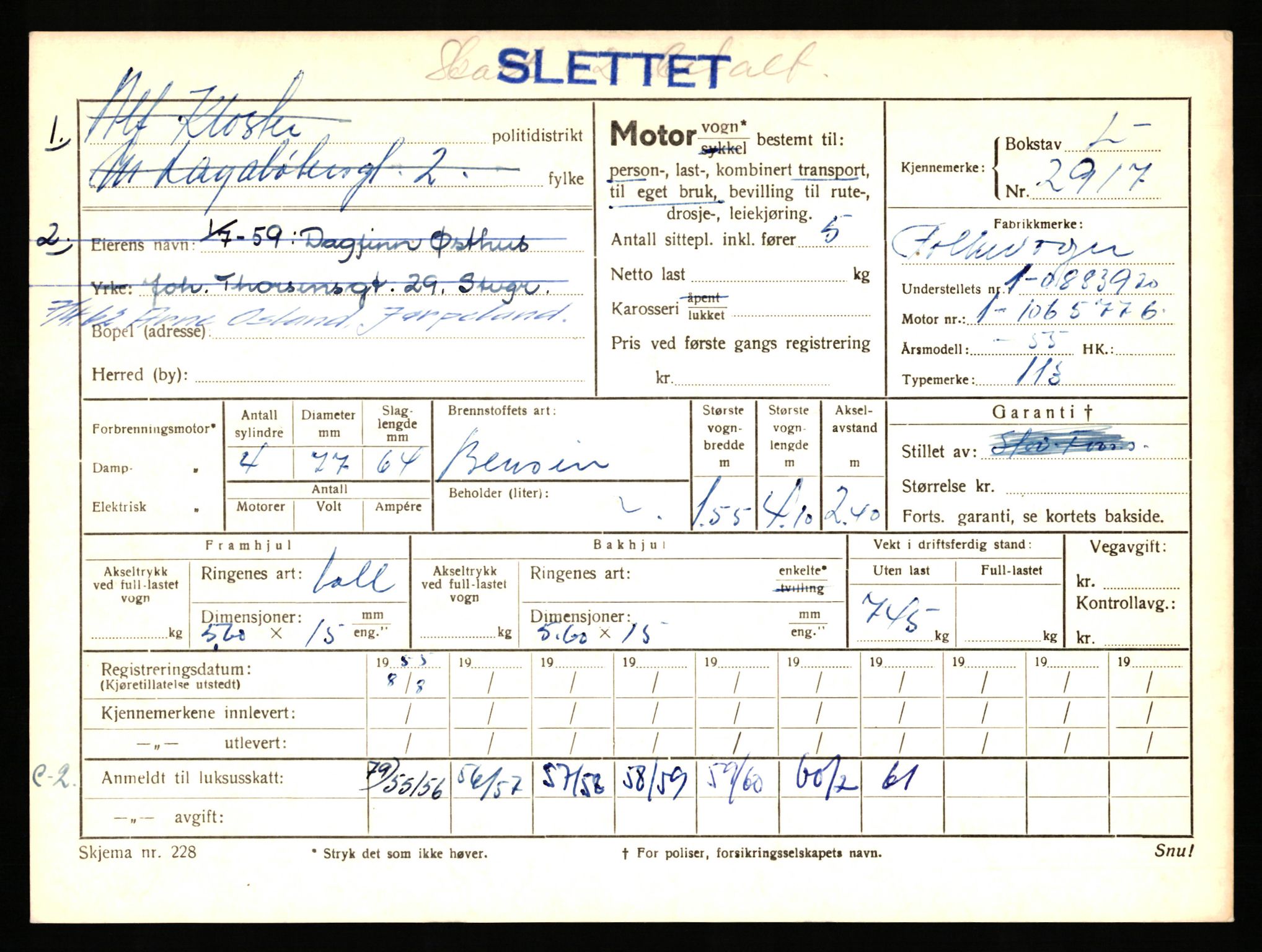 Stavanger trafikkstasjon, AV/SAST-A-101942/0/F/L0008: L-2550 - L-2999, 1930-1971, s. 1785