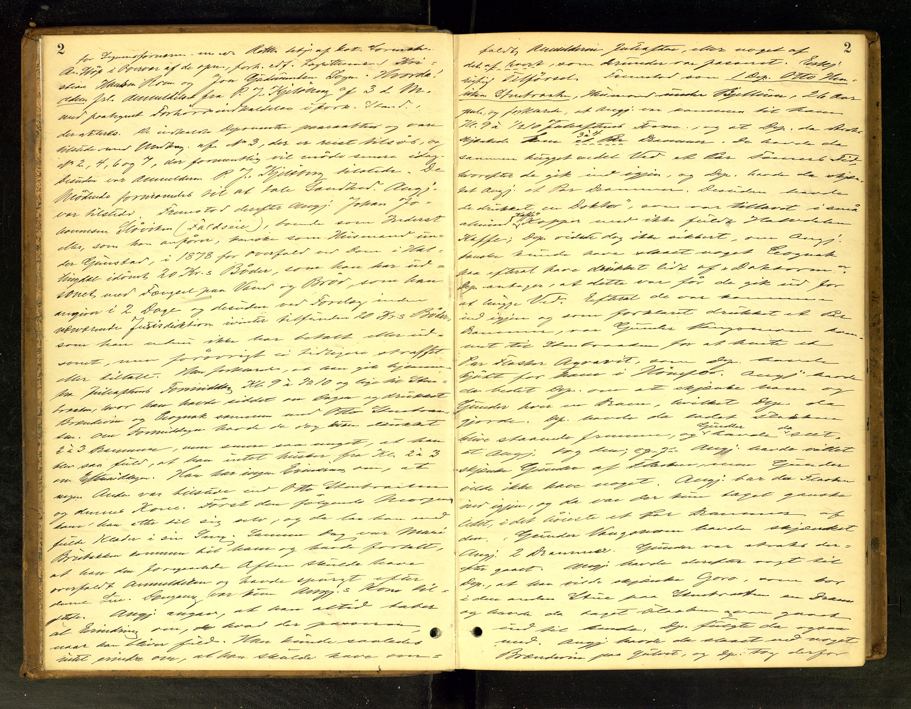 Hadeland og Land tingrett, AV/SAH-TING-010/G/Gc/L0022: Ekstrarettsprotokoll, 1885-1886, s. 2