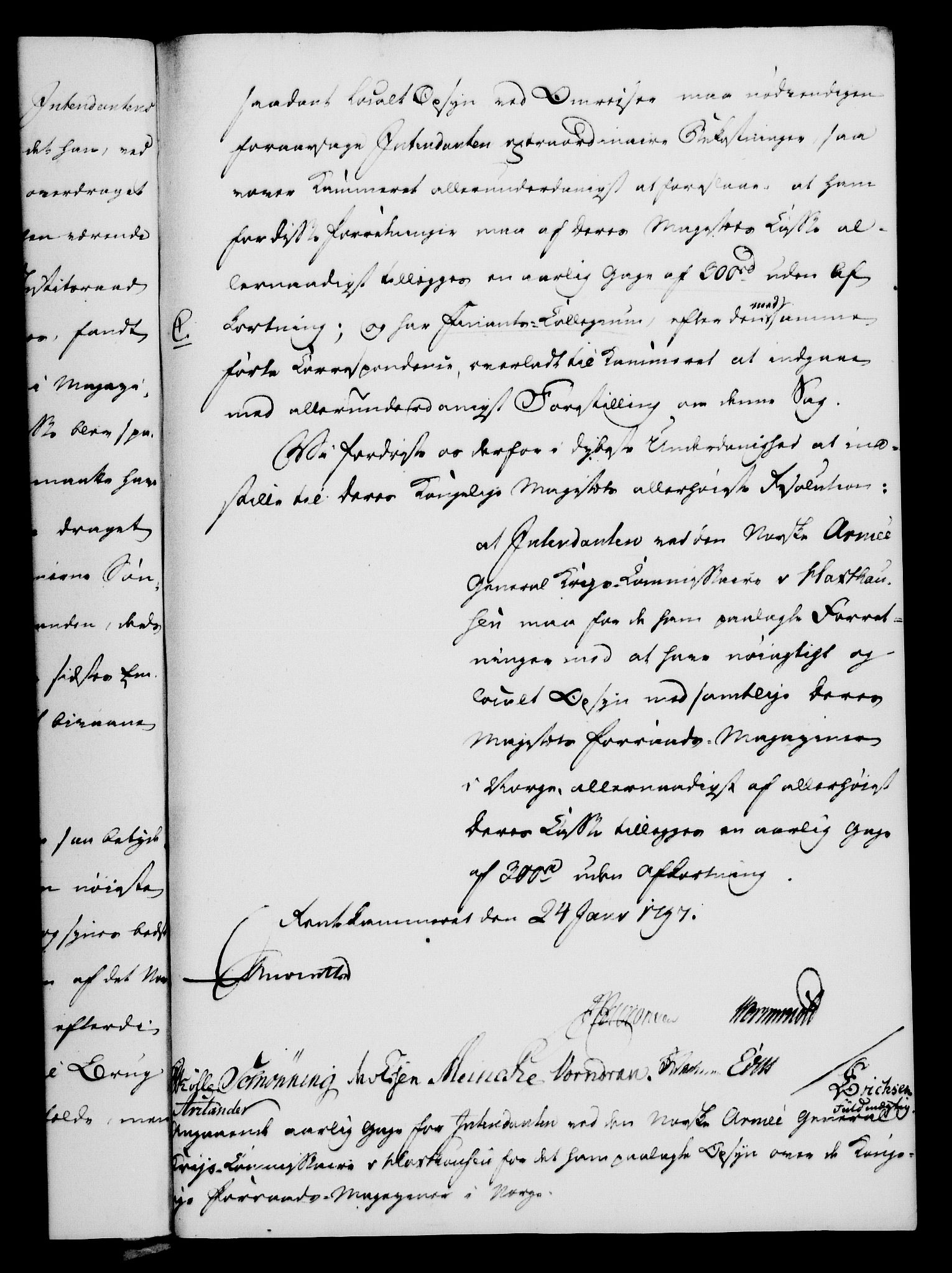 Rentekammeret, Kammerkanselliet, RA/EA-3111/G/Gf/Gfa/L0079: Norsk relasjons- og resolusjonsprotokoll (merket RK 52.79), 1797, s. 65