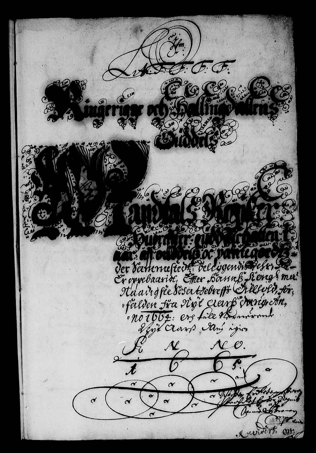 Rentekammeret inntil 1814, Reviderte regnskaper, Stiftamtstueregnskaper, Landkommissariatet på Akershus og Akershus stiftamt, AV/RA-EA-5869/R/Ra/L0024: Landkommissariatet på Akershus, 1664