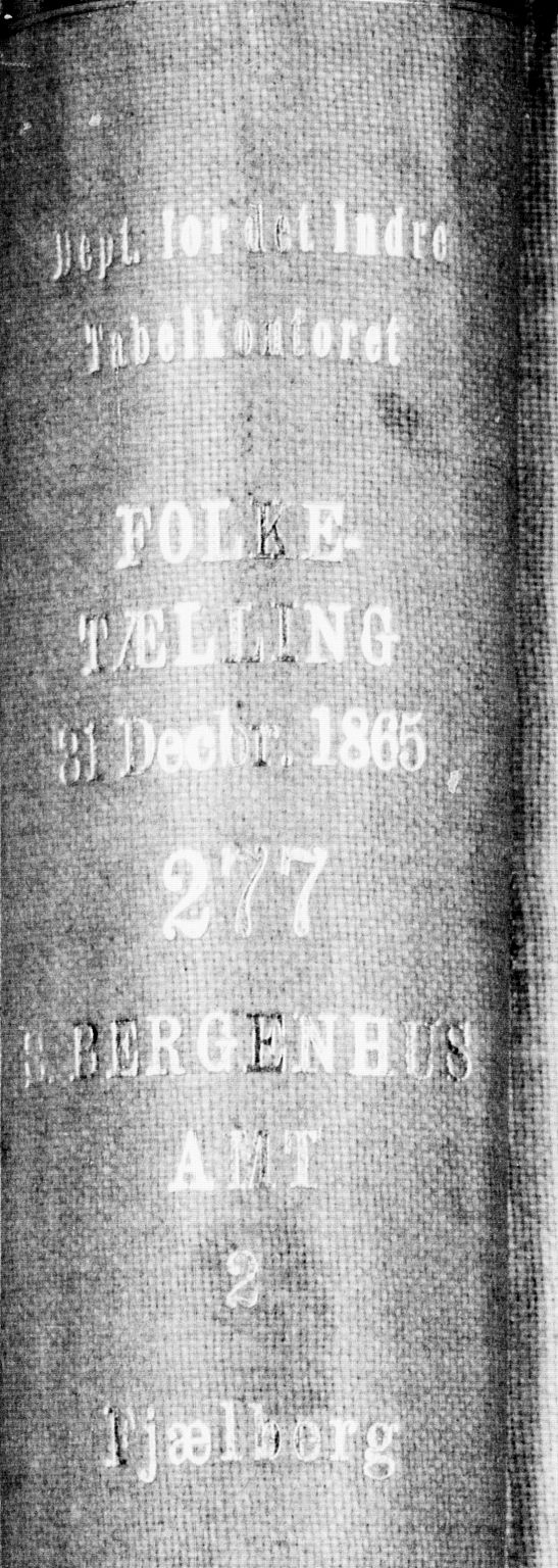 RA, Folketelling 1865 for 1213P Fjelberg prestegjeld, 1865, s. 2