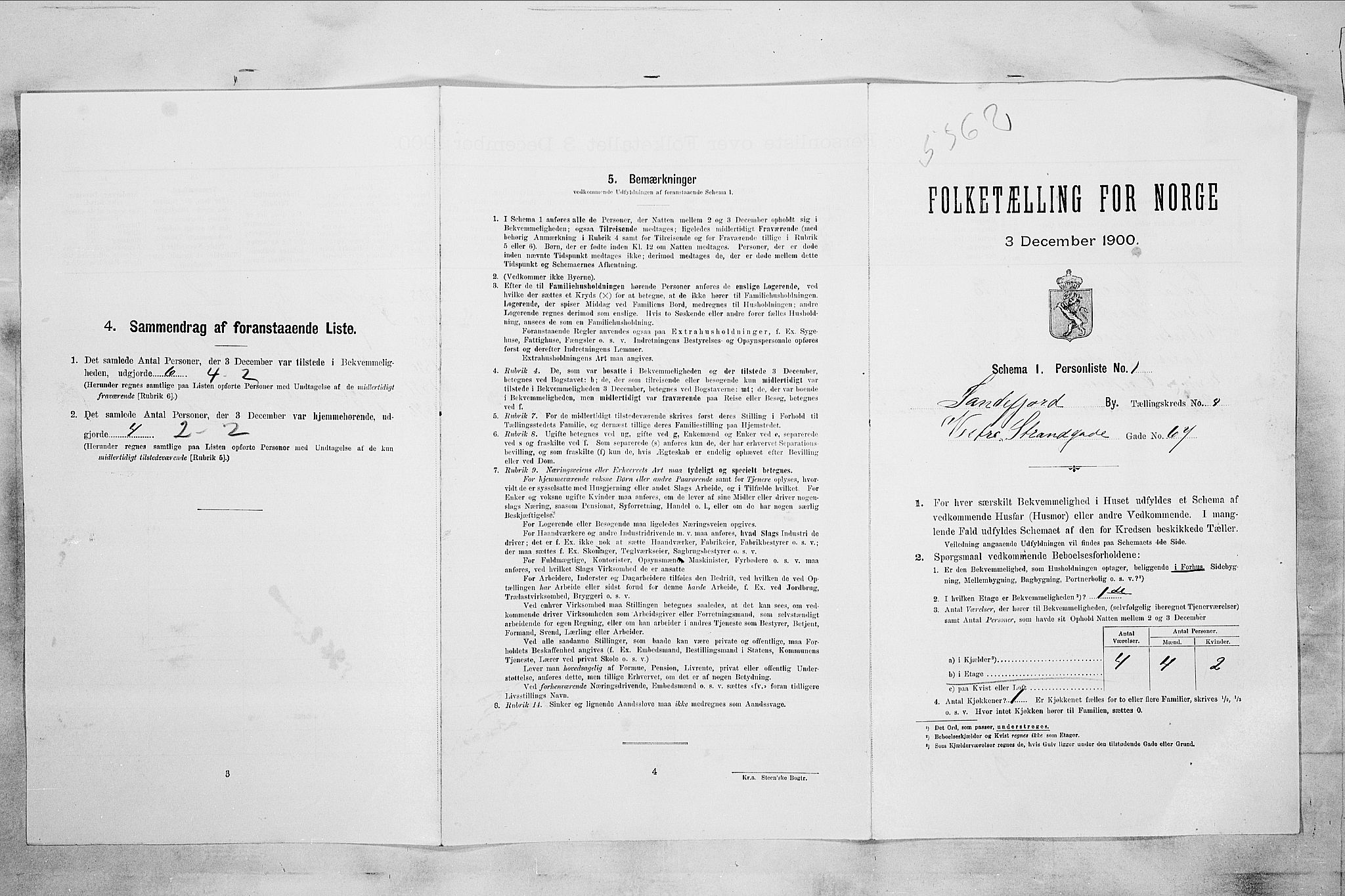 RA, Folketelling 1900 for 0706 Sandefjord kjøpstad, 1900, s. 2026