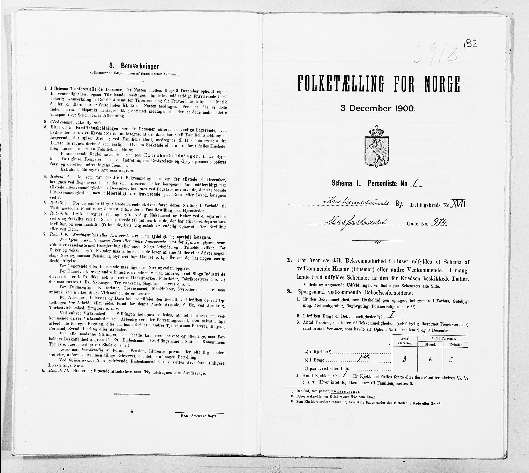 SAT, Folketelling 1900 for 1503 Kristiansund kjøpstad, 1900, s. 1674