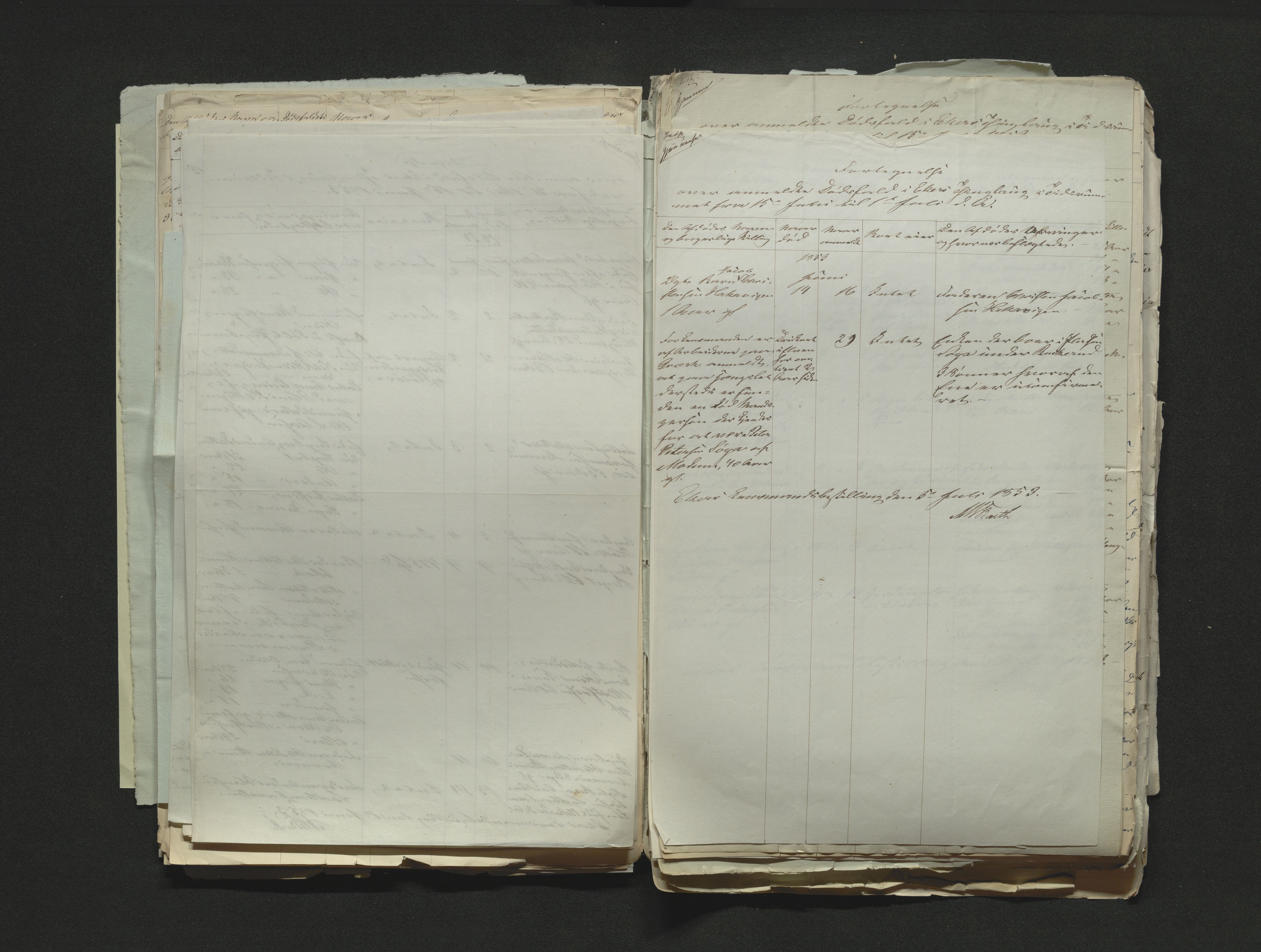 Eiker, Modum og Sigdal sorenskriveri, AV/SAKO-A-123/H/Ha/Hab/L0008: Dødsfallsmeldinger, 1850-1853