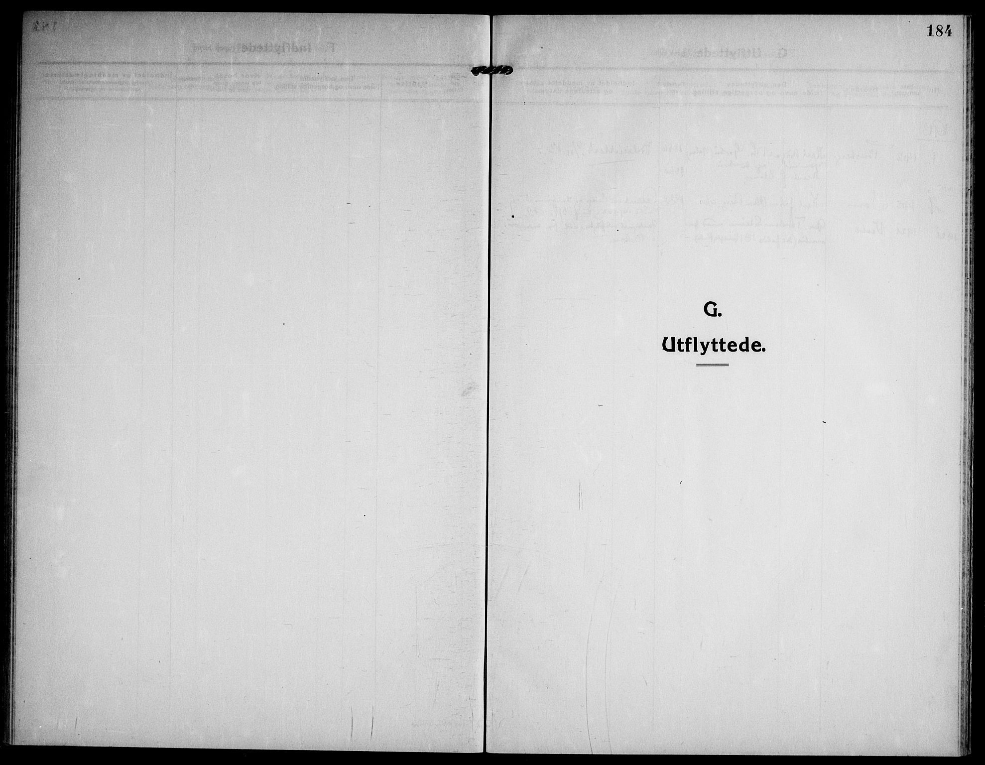Ramnes kirkebøker, AV/SAKO-A-314/F/Fa/L0009: Ministerialbok nr. I 9, 1912-1929, s. 184