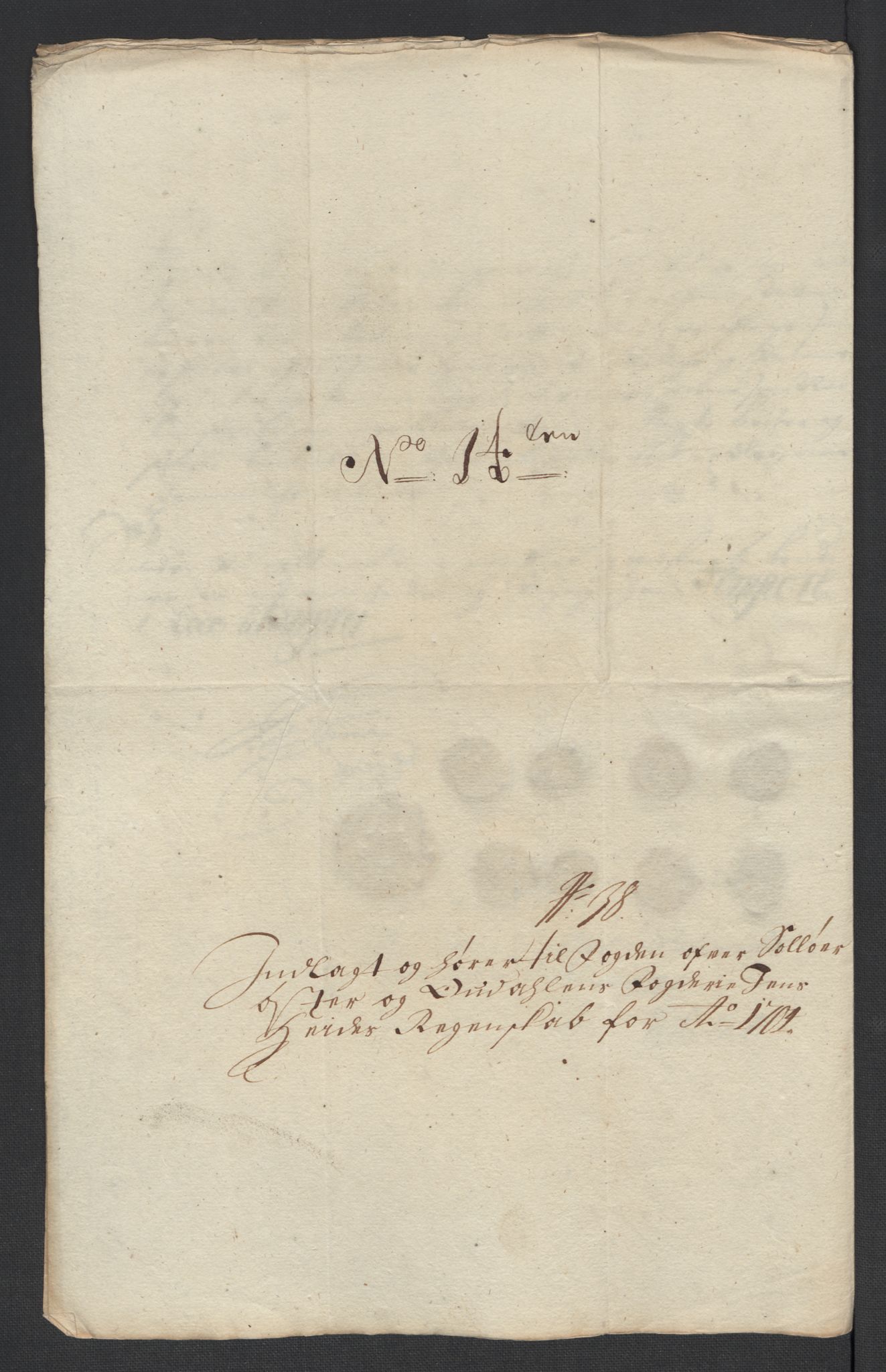 Rentekammeret inntil 1814, Reviderte regnskaper, Fogderegnskap, RA/EA-4092/R13/L0842: Fogderegnskap Solør, Odal og Østerdal, 1704, s. 283